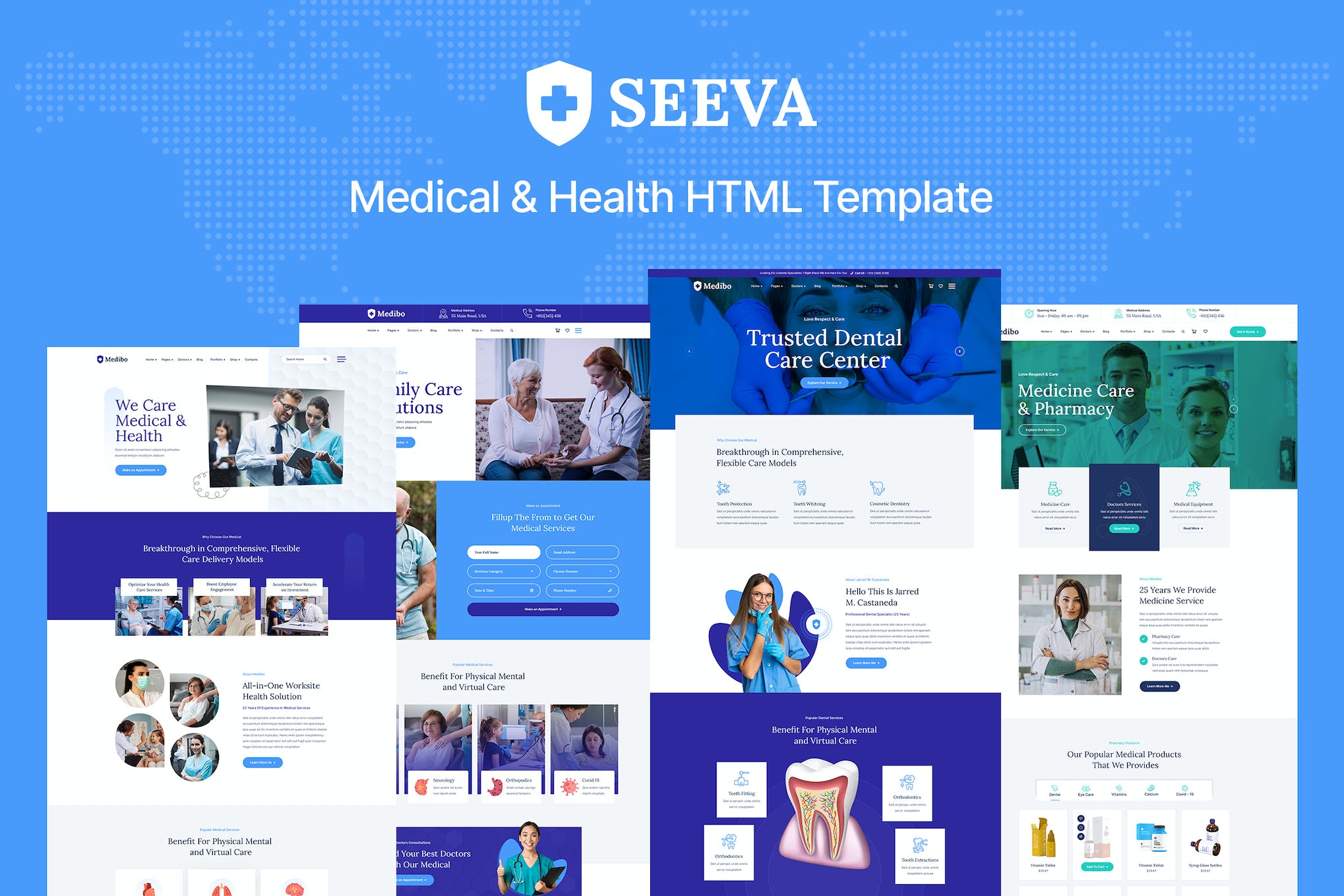 Seeva – Medical & Healthcare Service HTML Template