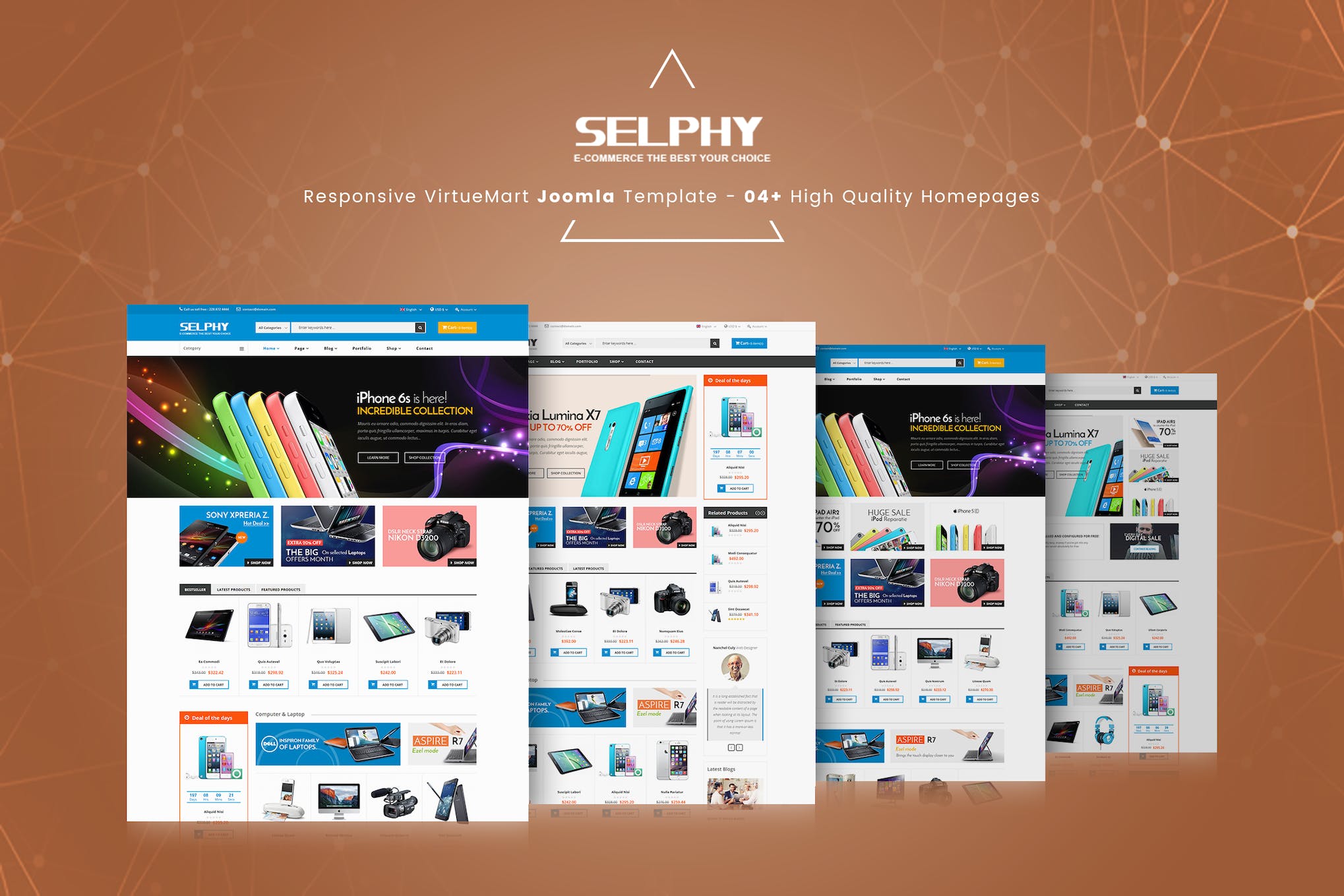 Selphy – Responsive VirtueMart Joomla Template