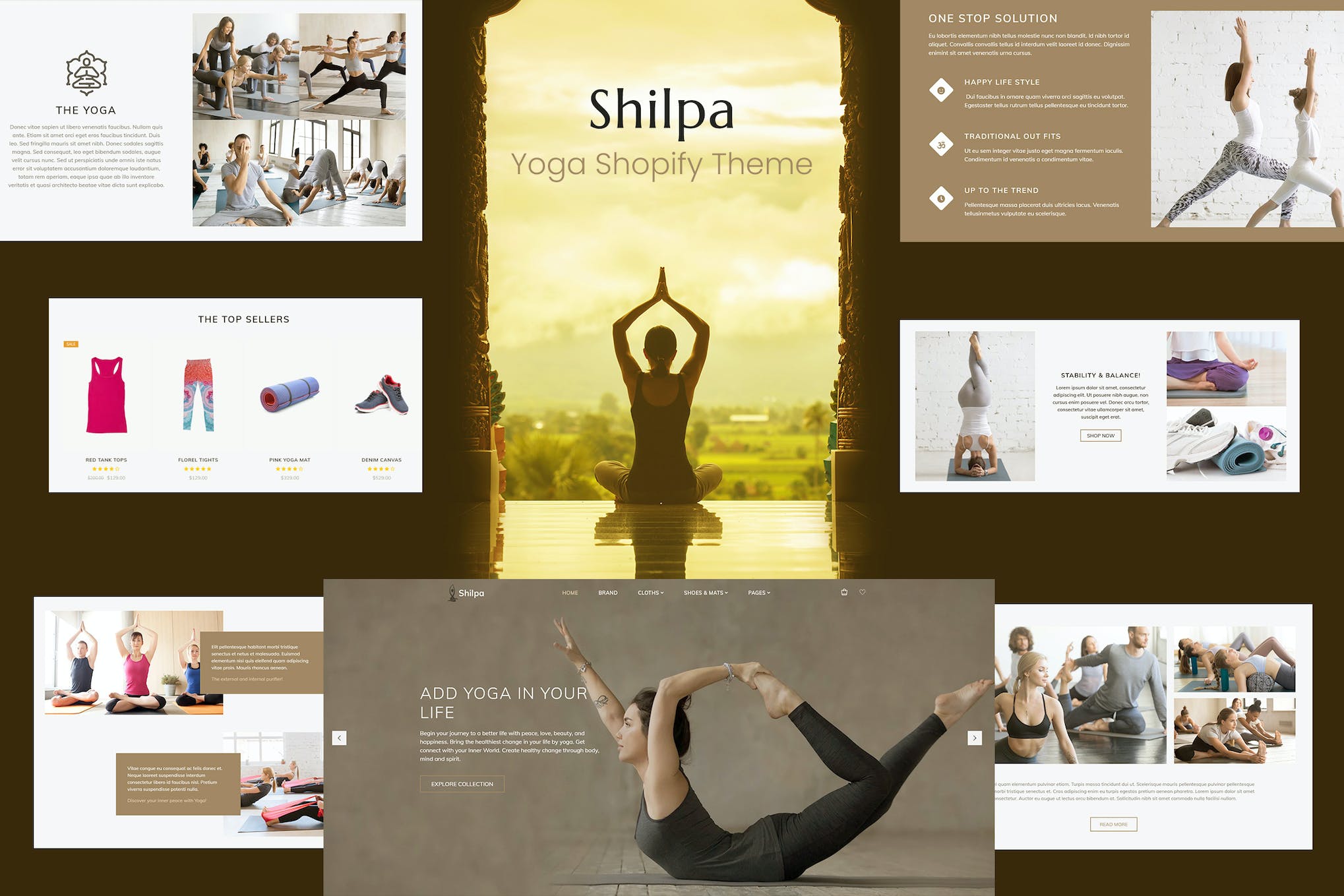 Shilpa – Yoga Store & Fitness Shopify Theme