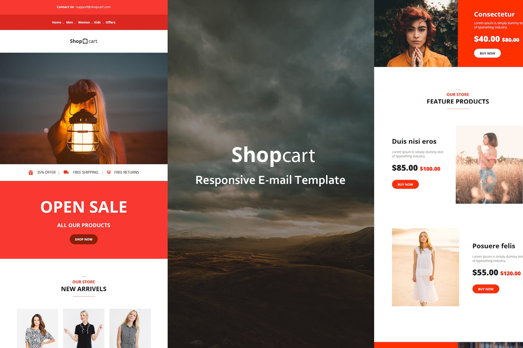 Shopcart – 35+ Modules Modules E-mail Templates