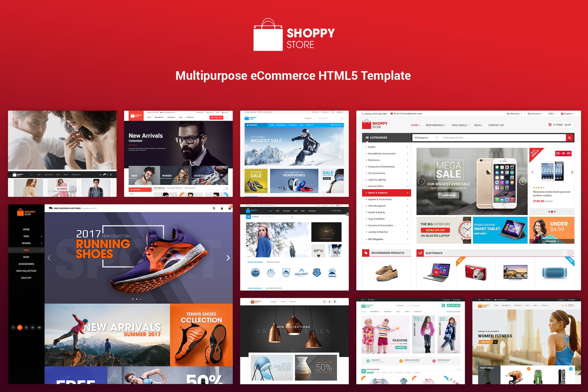 ShoppyStore – Clean eCommerce HTML5 Template