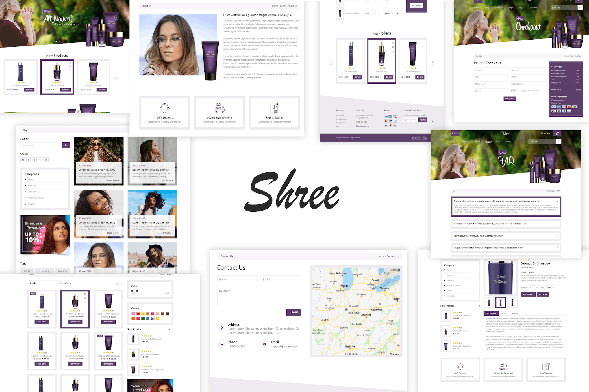 Shree – eCommerce multipurpose psd template