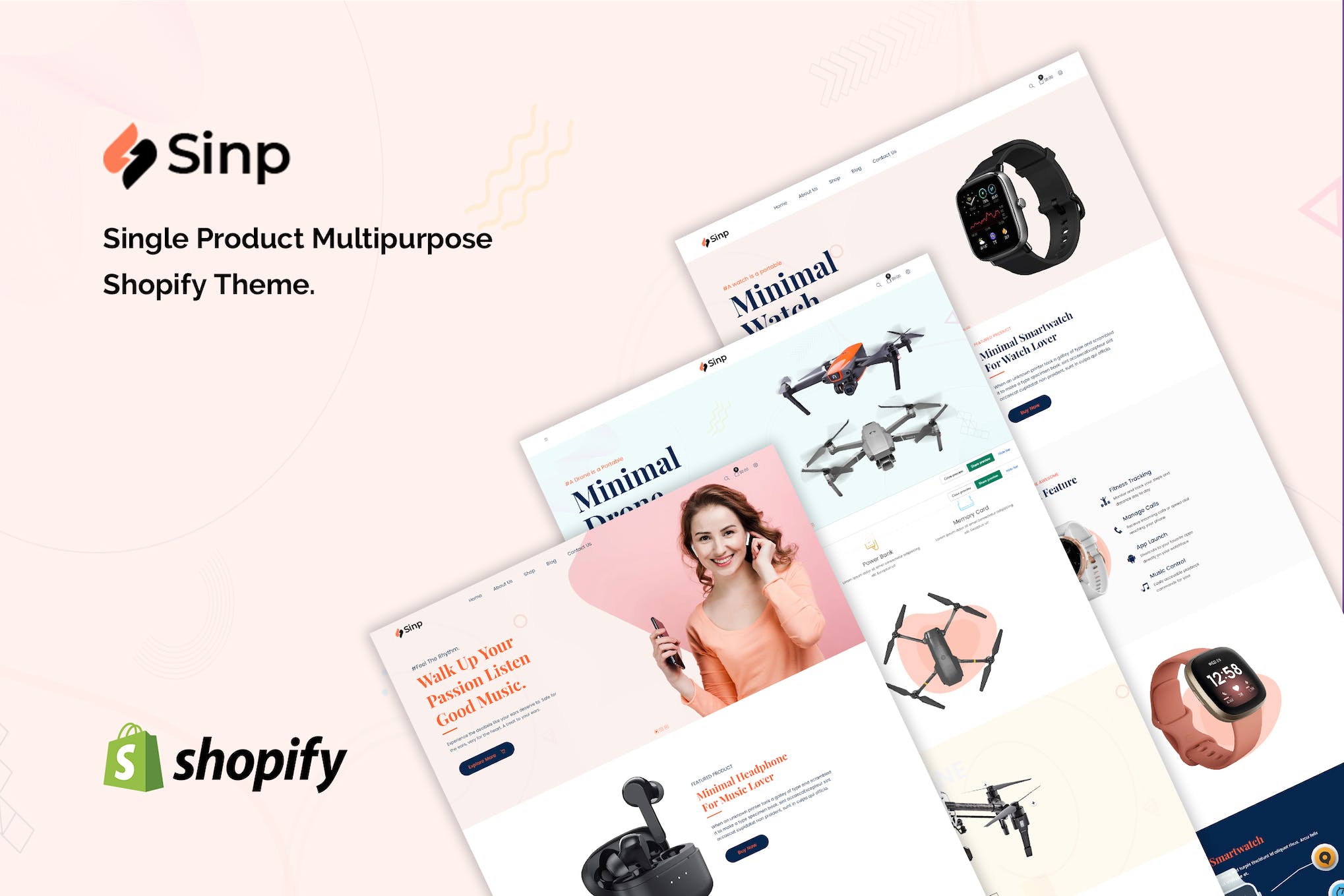 Sinp – Single Product Multipurpose Shopify Theme