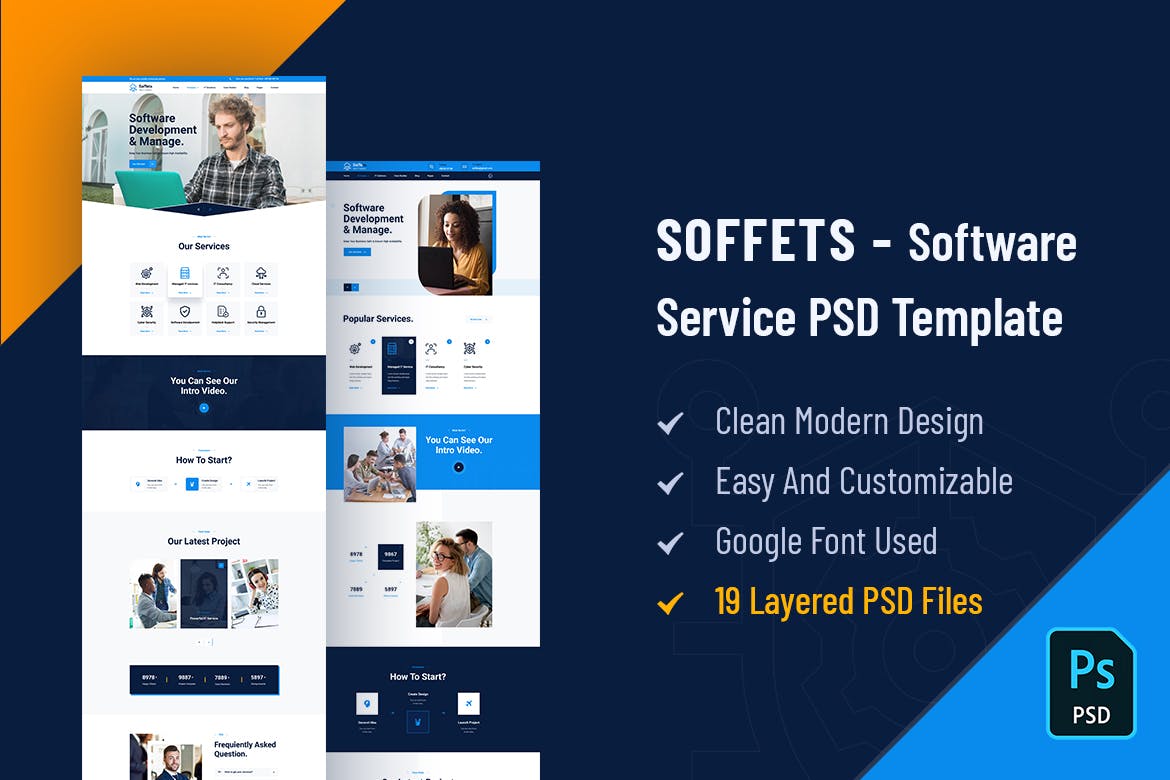 Soffets – Software and IT Service HTML Template