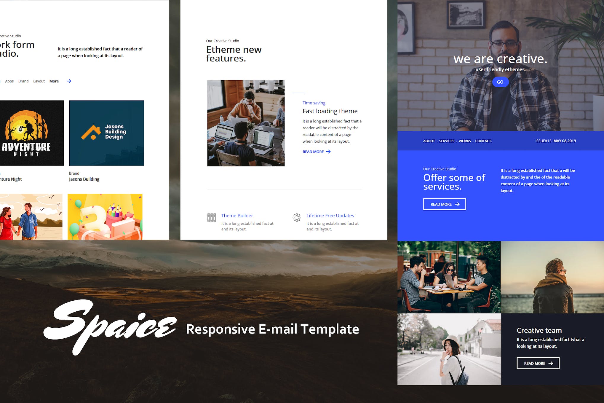 Spaice  Mail – Responsive E-mail Template