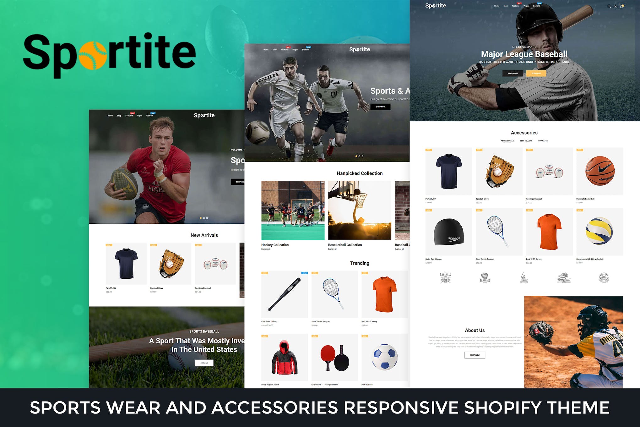 Sportite – Sports Wear & Accessories Shopify Theme