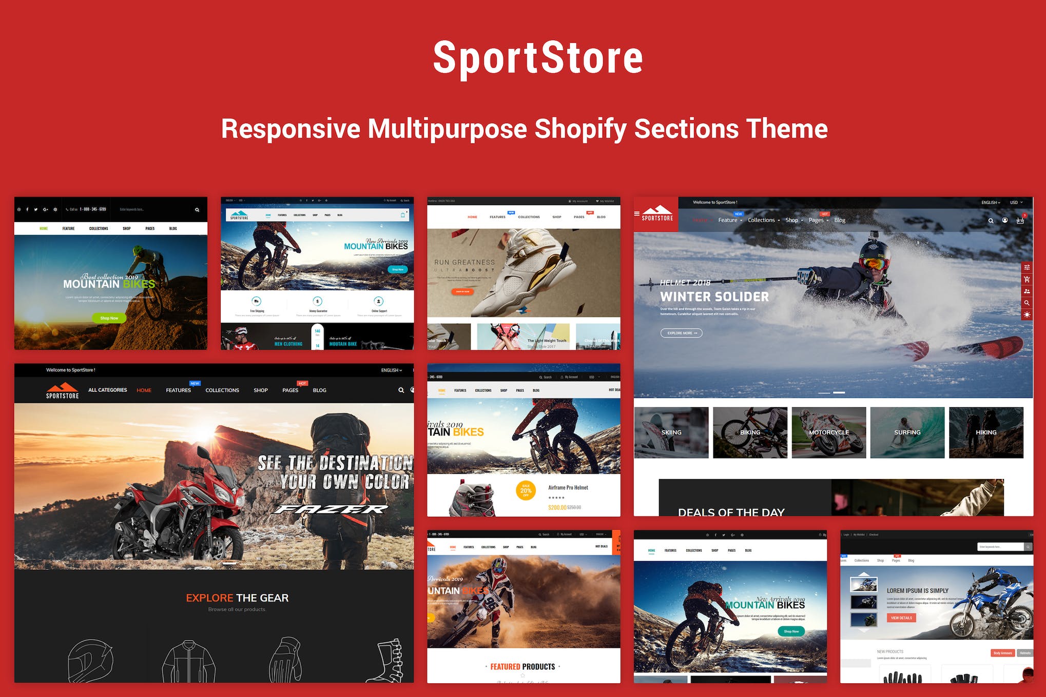 SportStore – Multipurpose Sections Shopify Theme