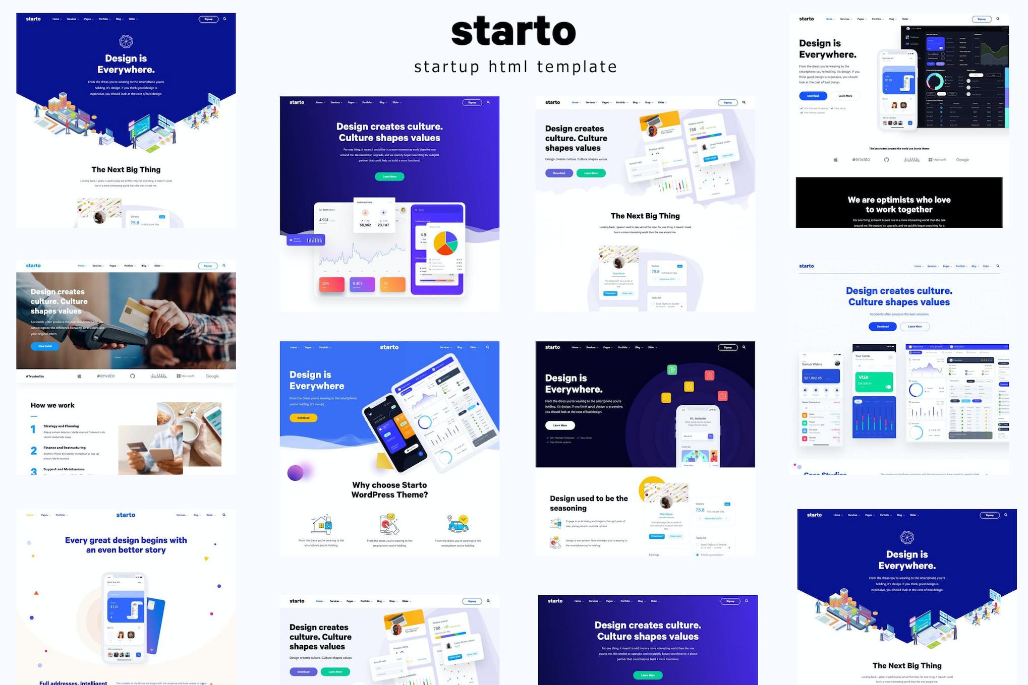 Starto – Startup HTML Template