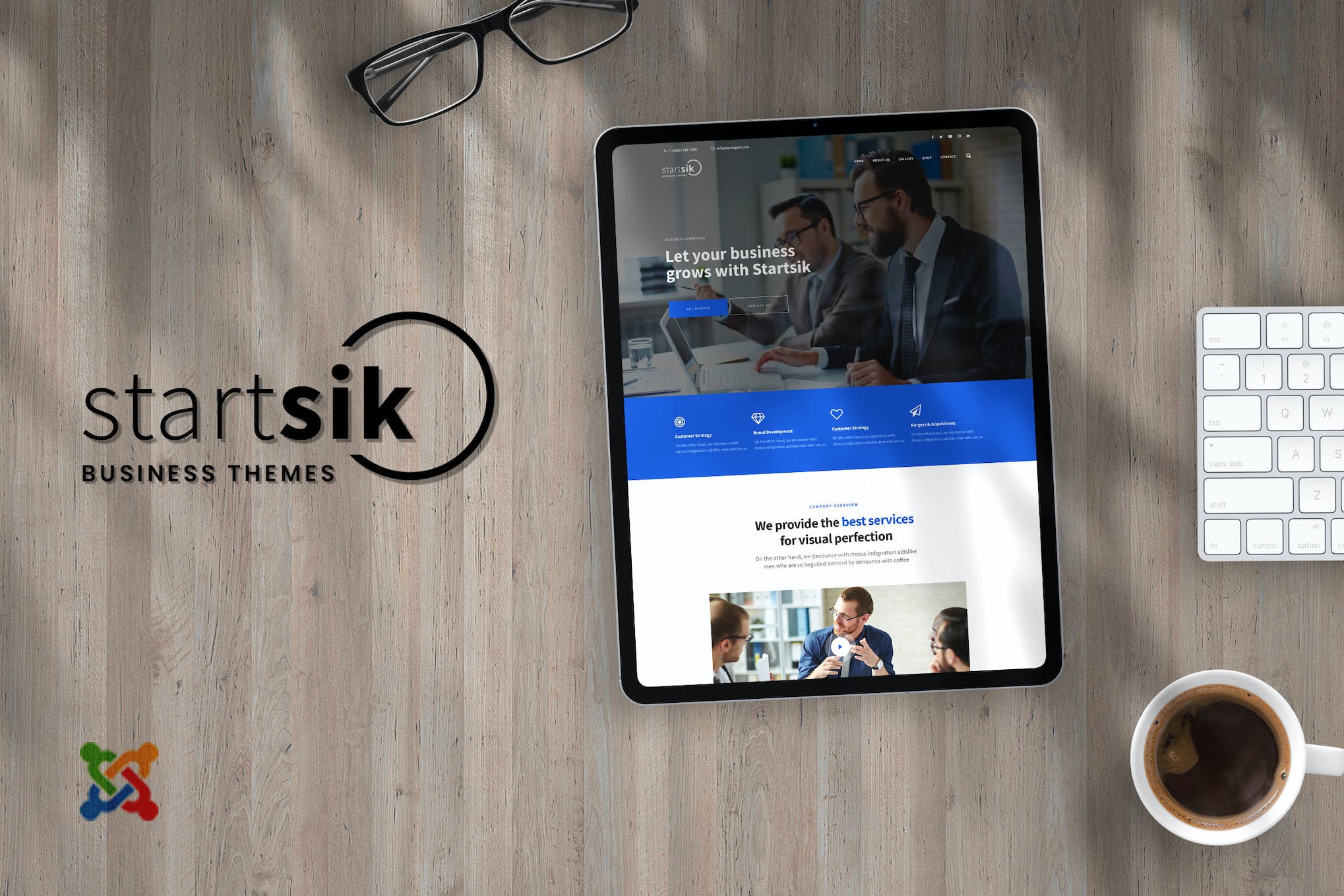 Startsik – Business & Consulting Joomla Templates