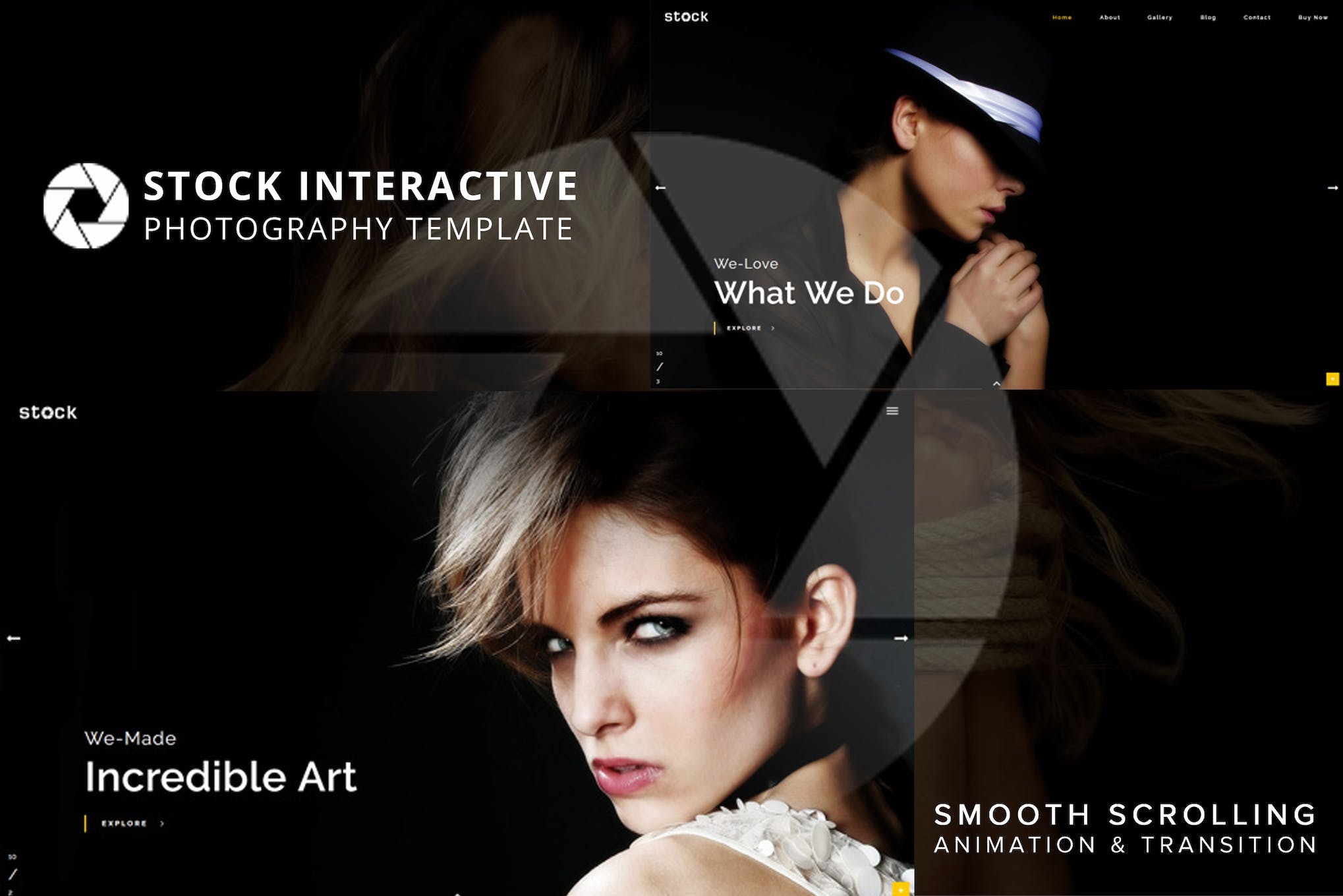 Stock | Interactive Photography Template