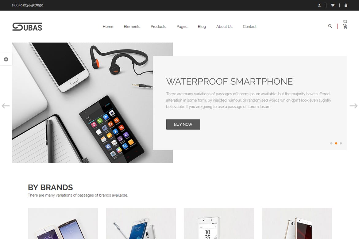 Subas – Electronics eCommerce Bootstrap Template