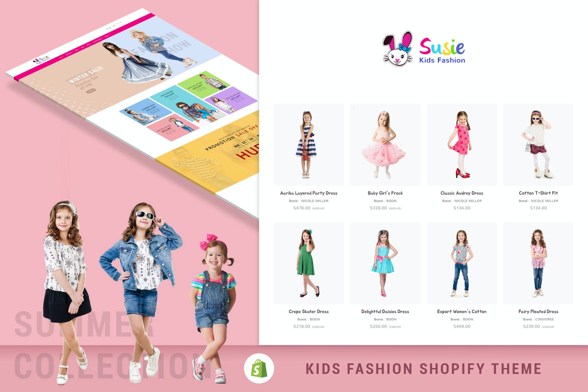 Susie | Kids Fashion Sectioned Shopify Theme