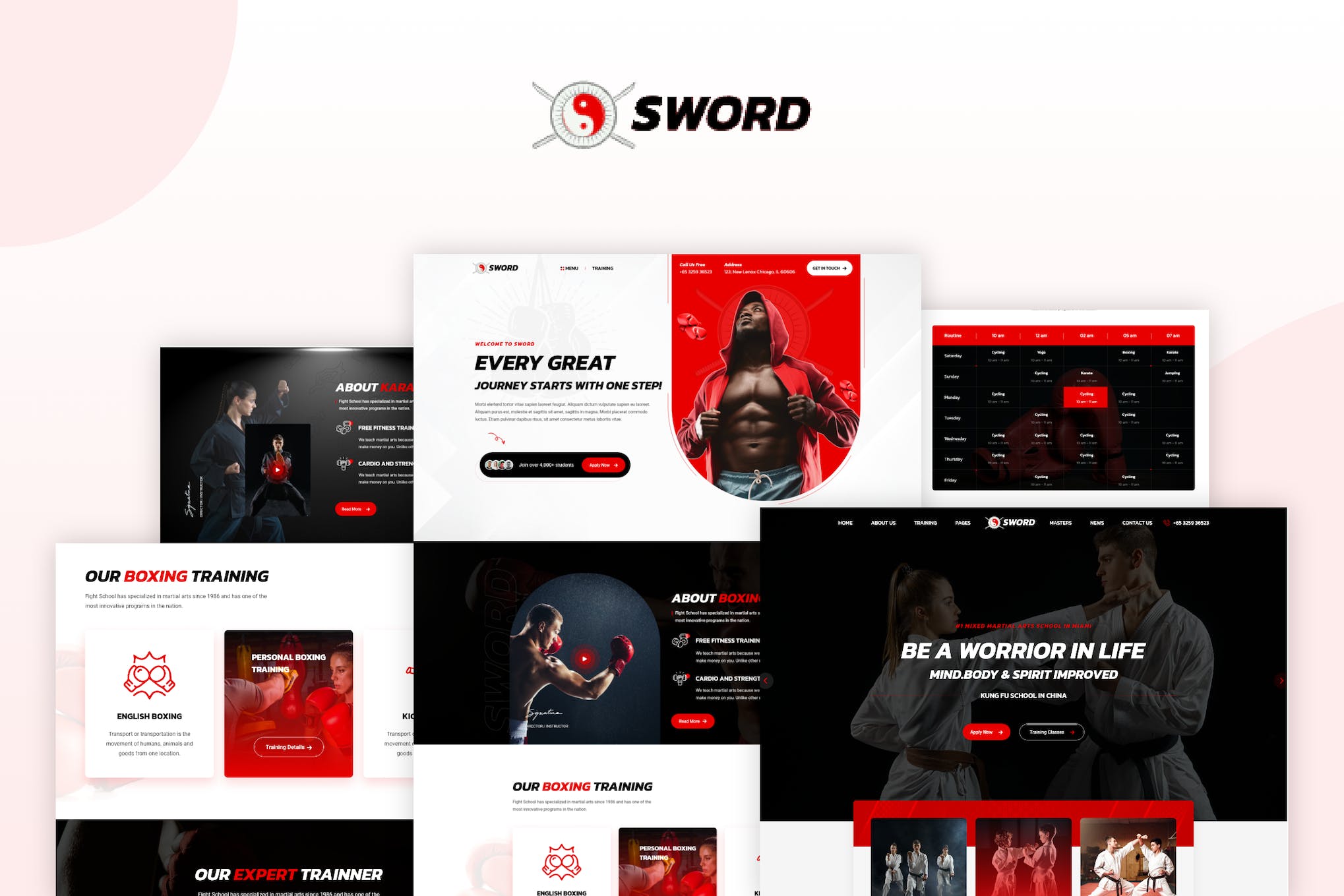 SWORD – Mixed Boxing Martial Arts HTML Template