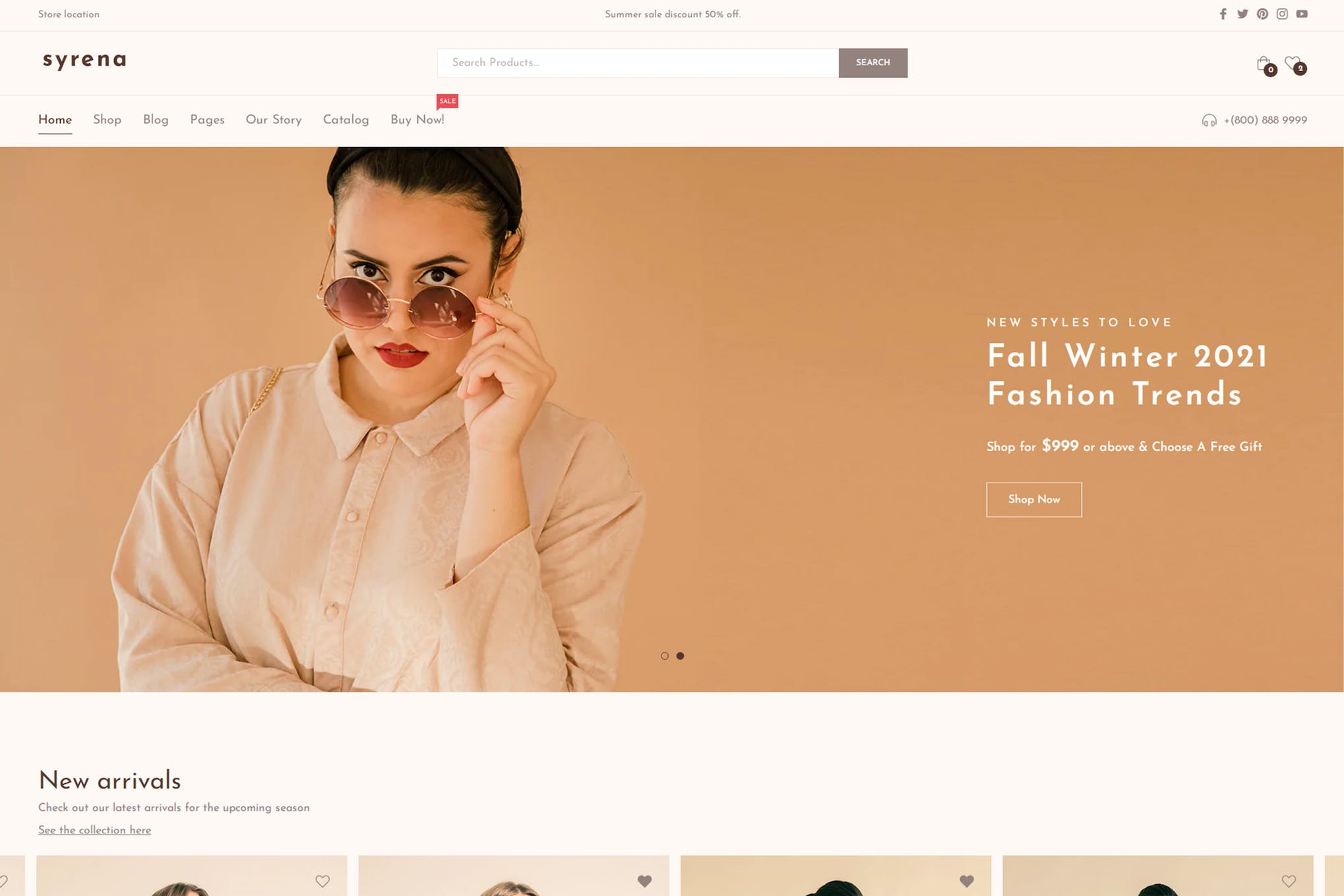 Syrena – MultiPurpose Fashion Shopify Theme