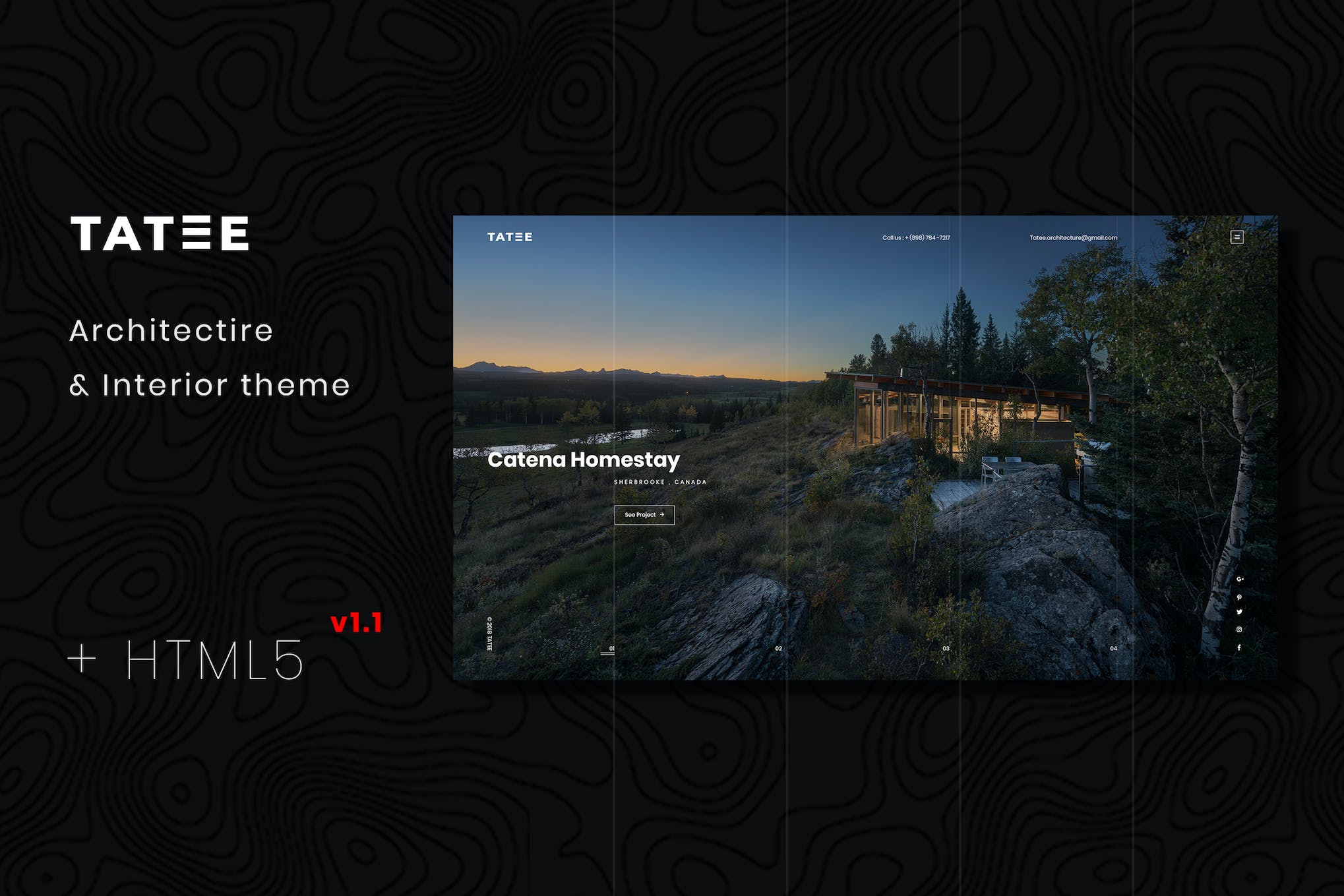 Tatee – Architecture and Building HTML5 Template