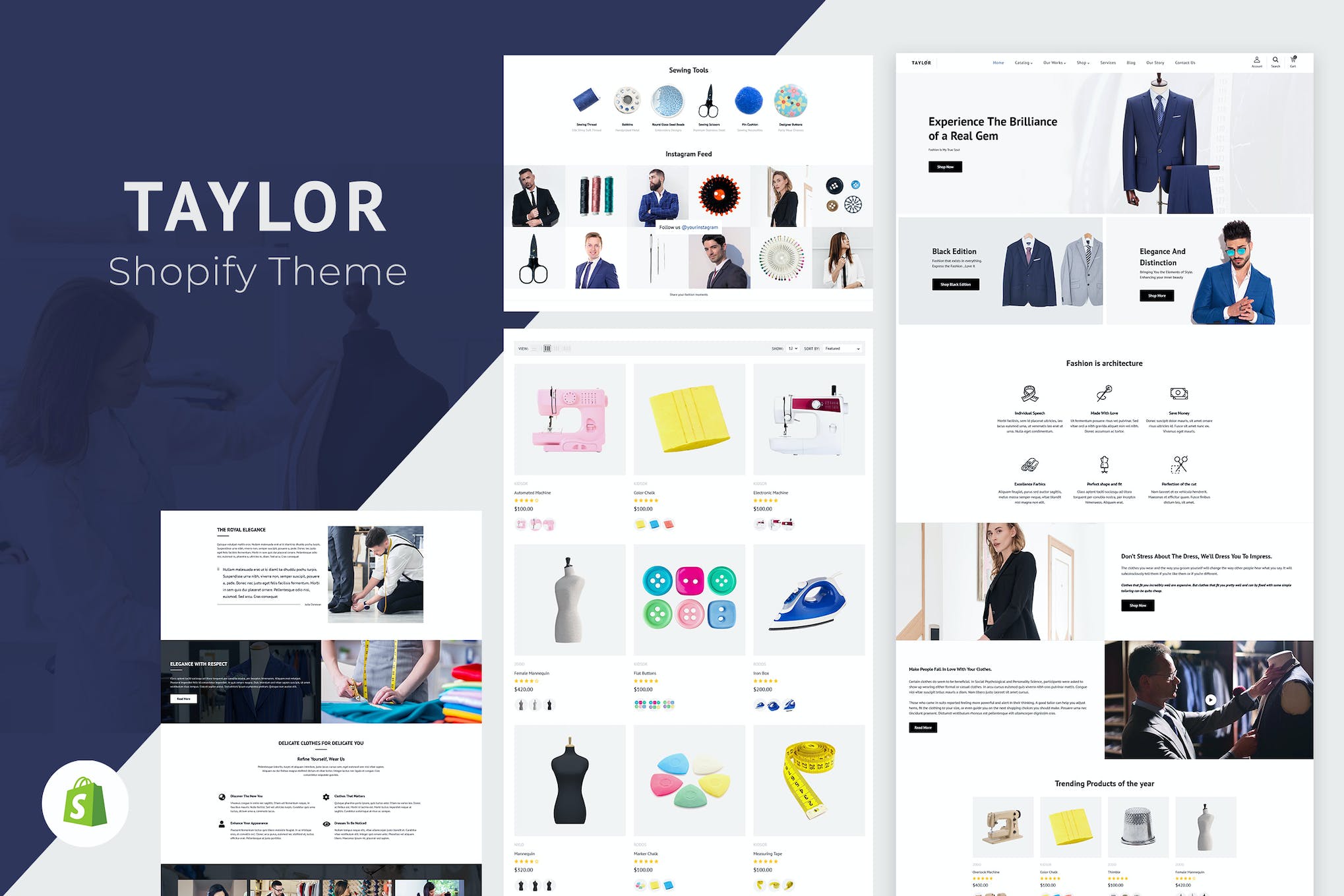 Taylor – Modern Shopify Fashion Theme