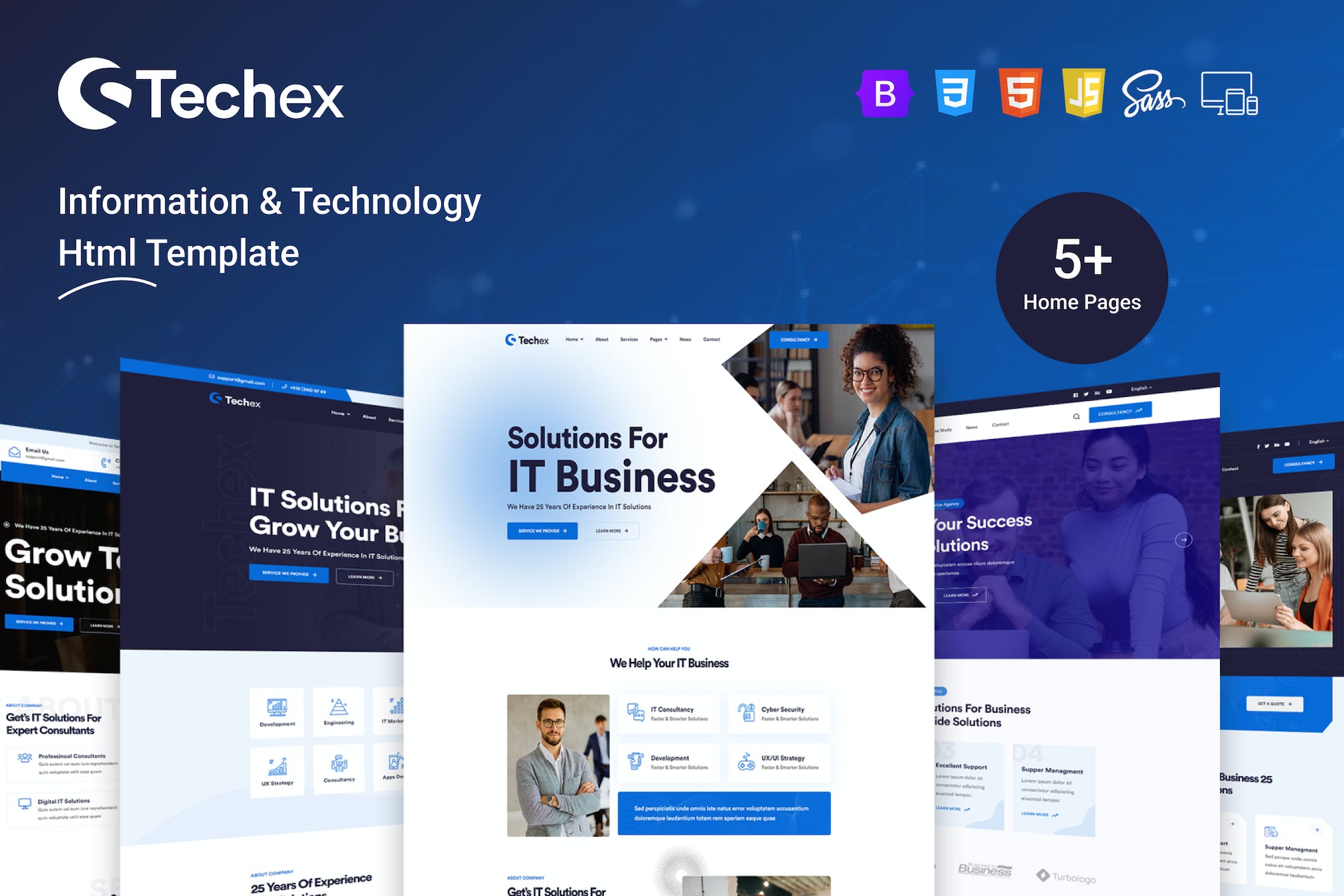 Techex – Information & Technology HTML Template