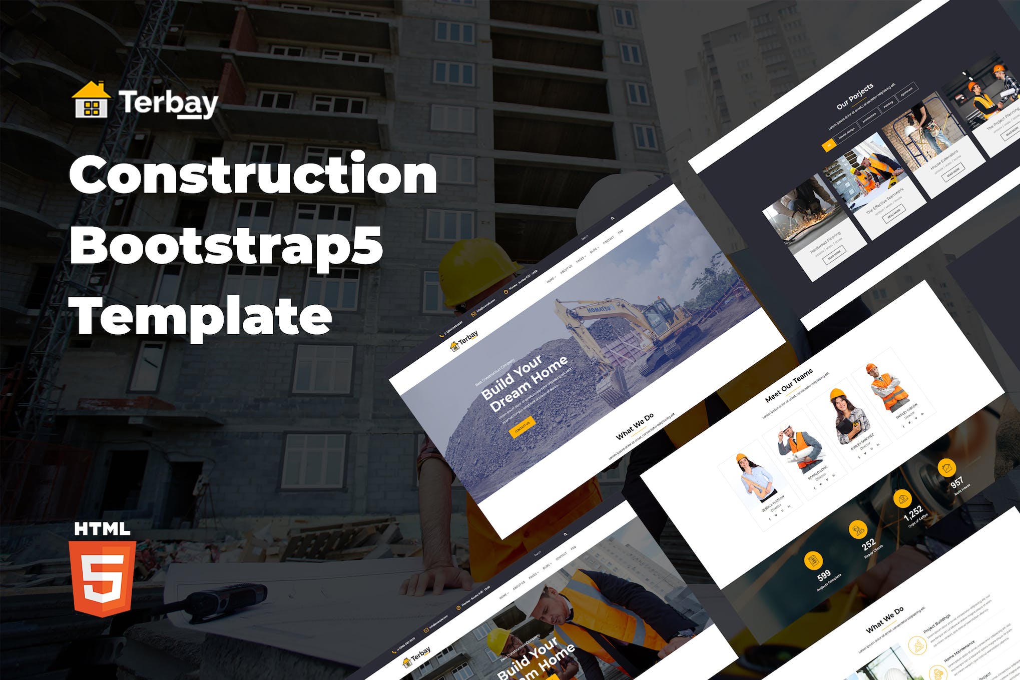 Terbay – Construction Bootstrap5 Template