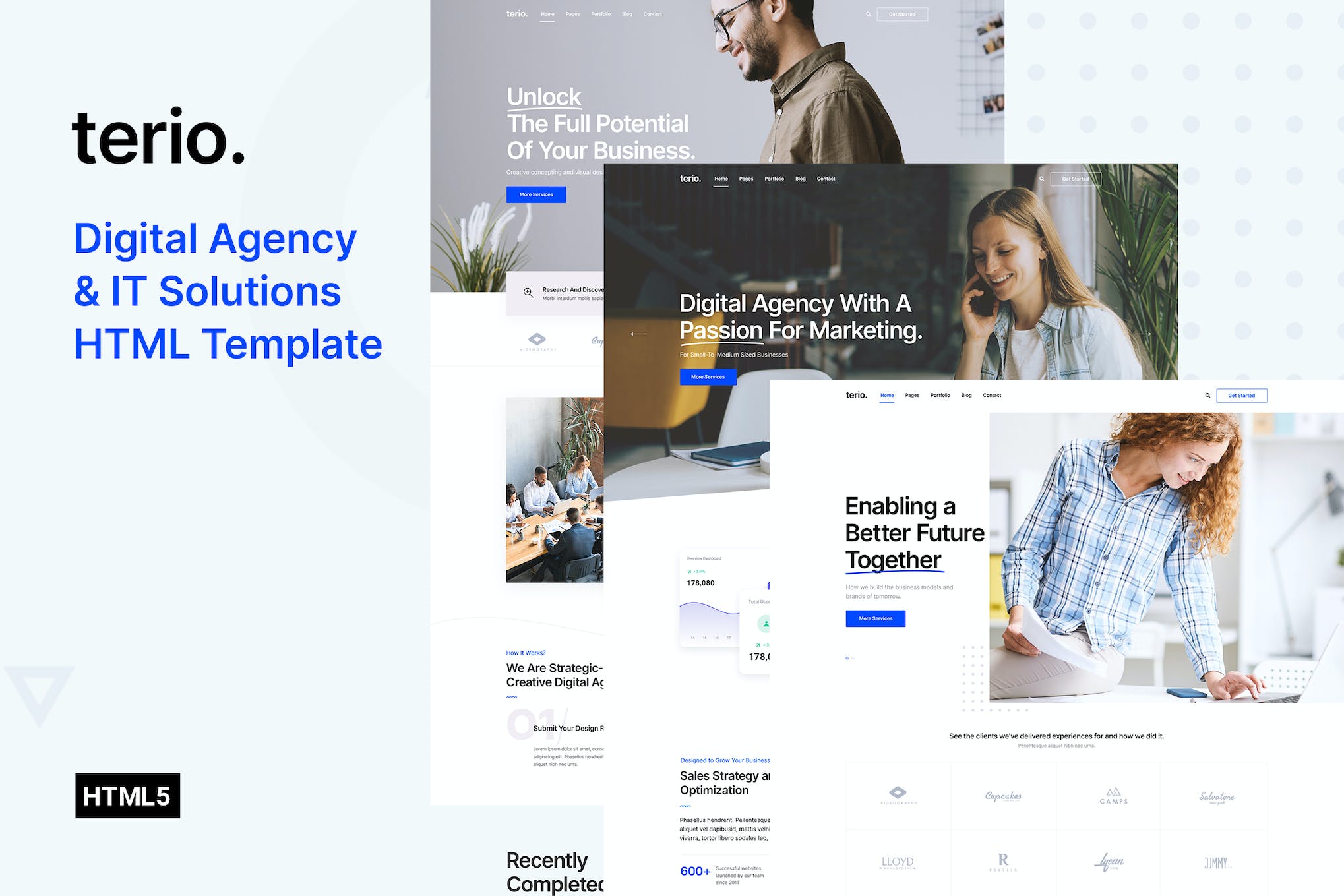 Terio – Digital Agency & IT Solutions Template