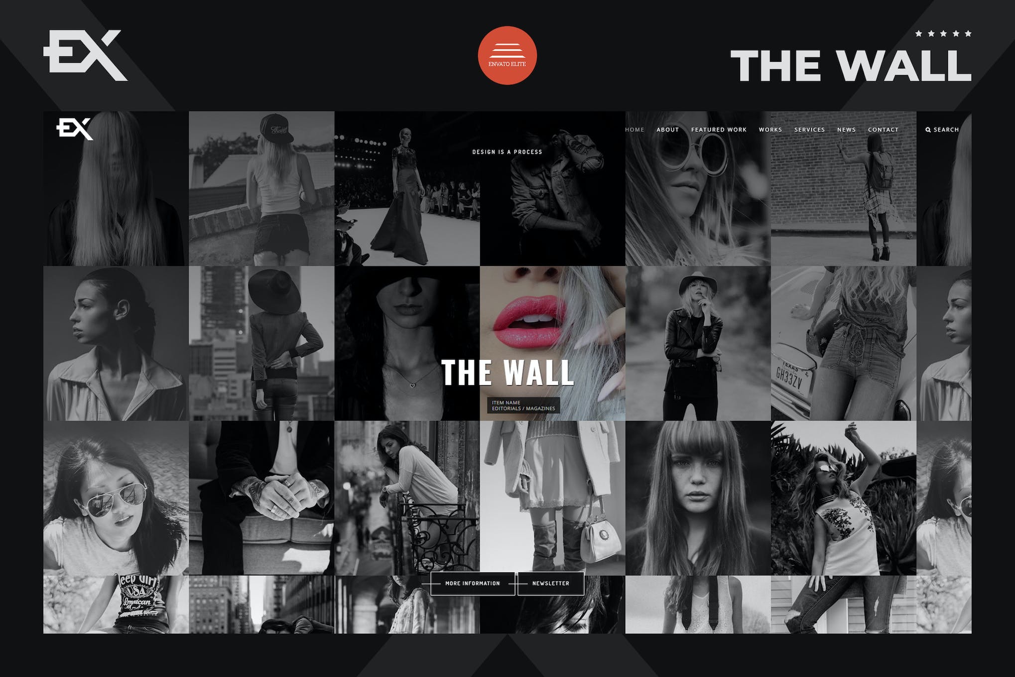 The Wall – Photography Portfolio Template