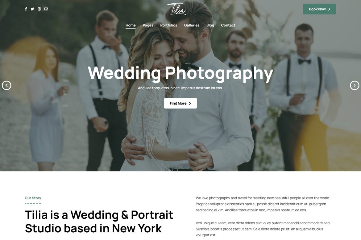 Tilia – Wedding Photography Portfolio