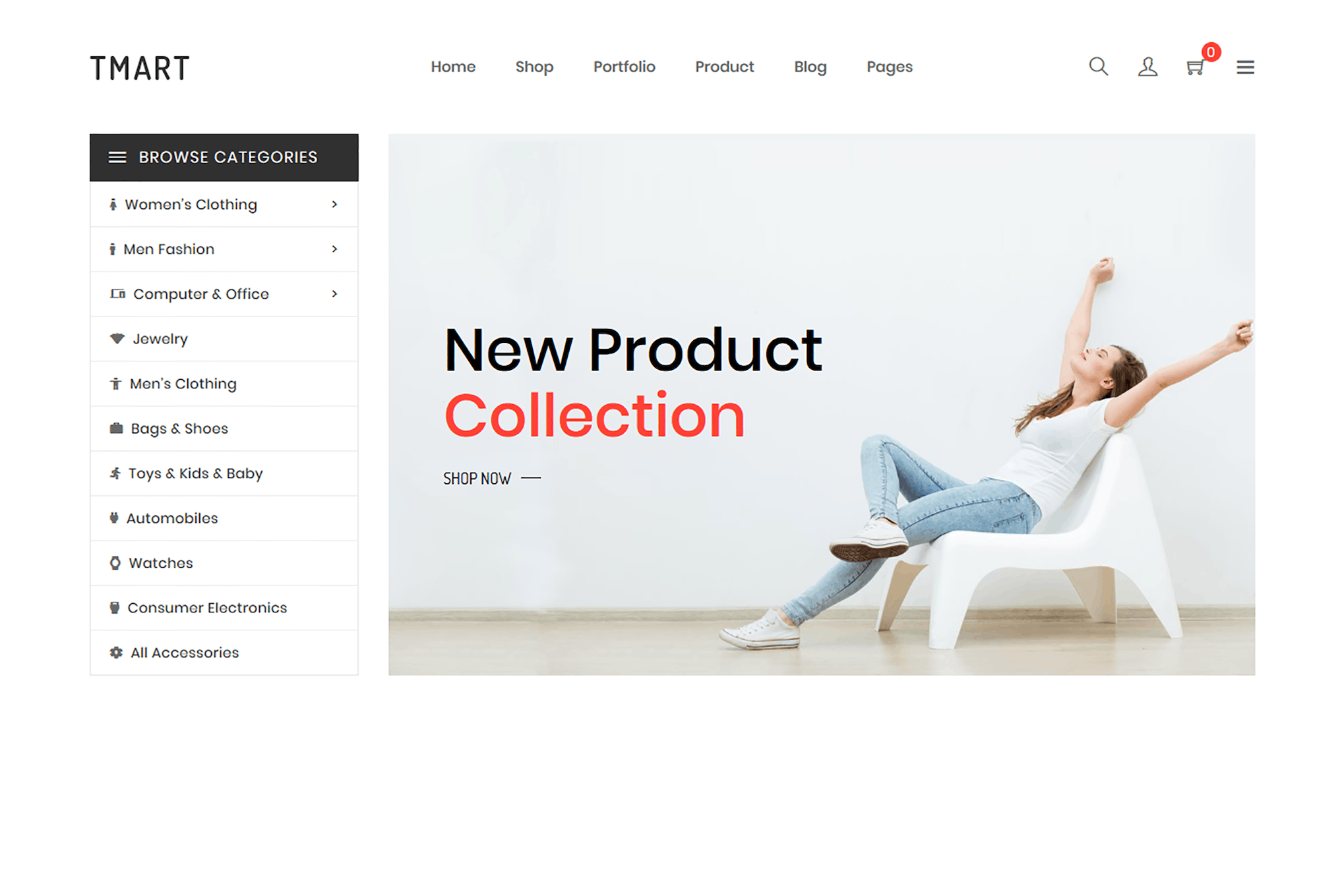 Tmart – Minimalist Shopify Theme