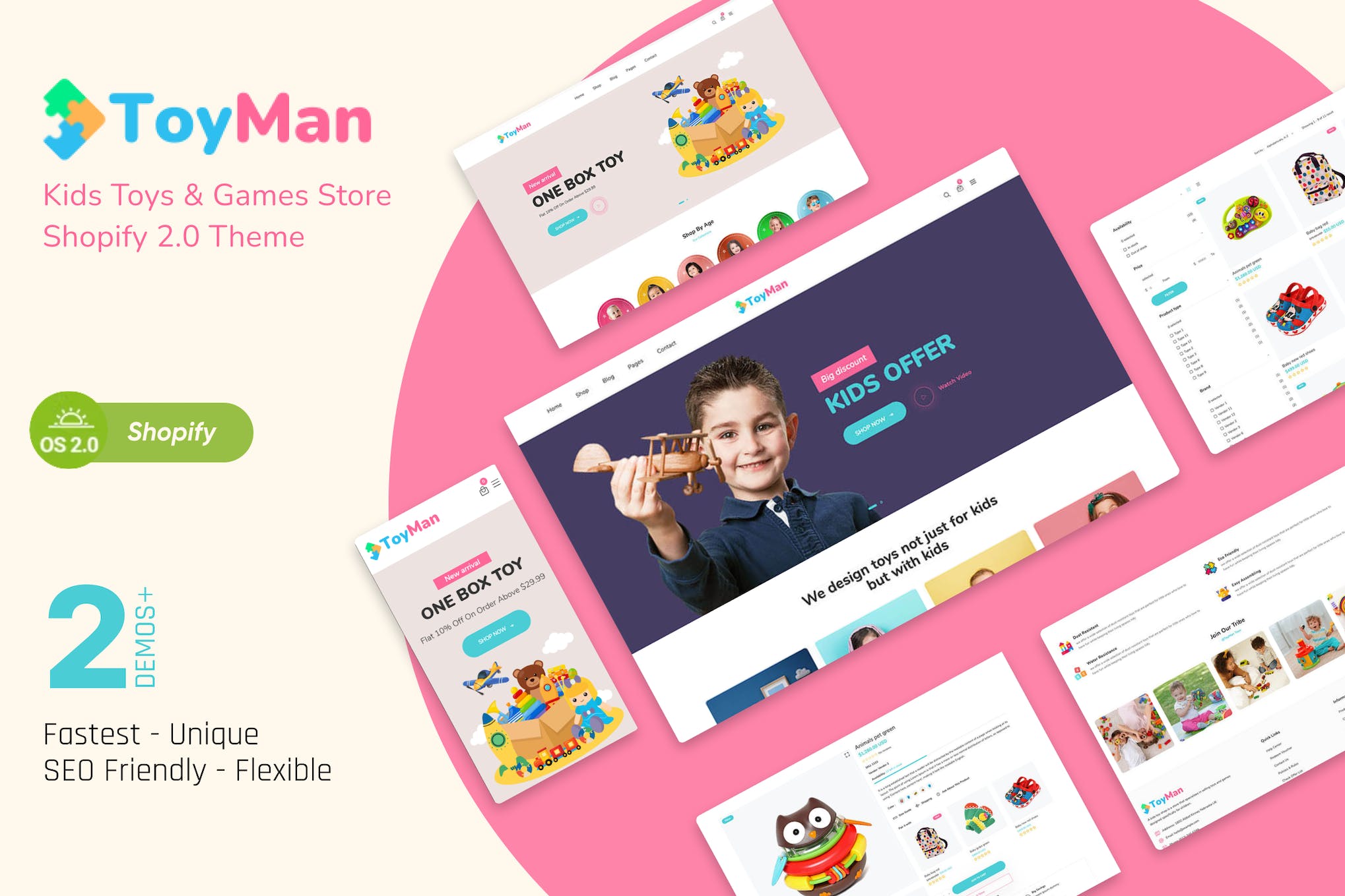 ToyMan – Kids Toys & Baby Store Shopify 2.0 Theme