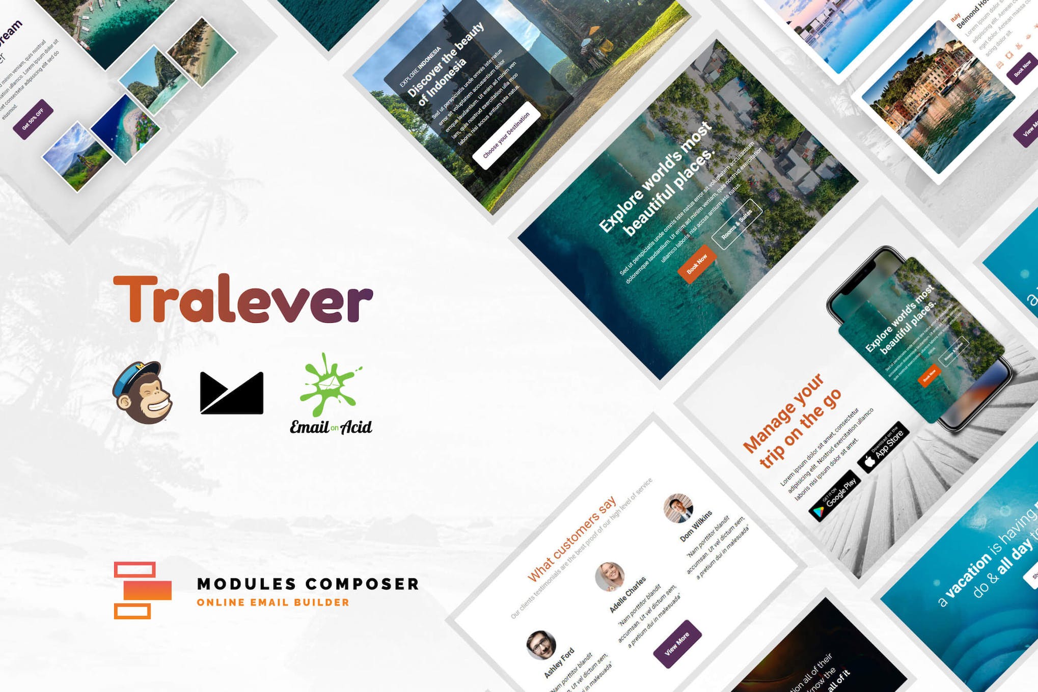 Tralever – Book & Travel Responsive Email