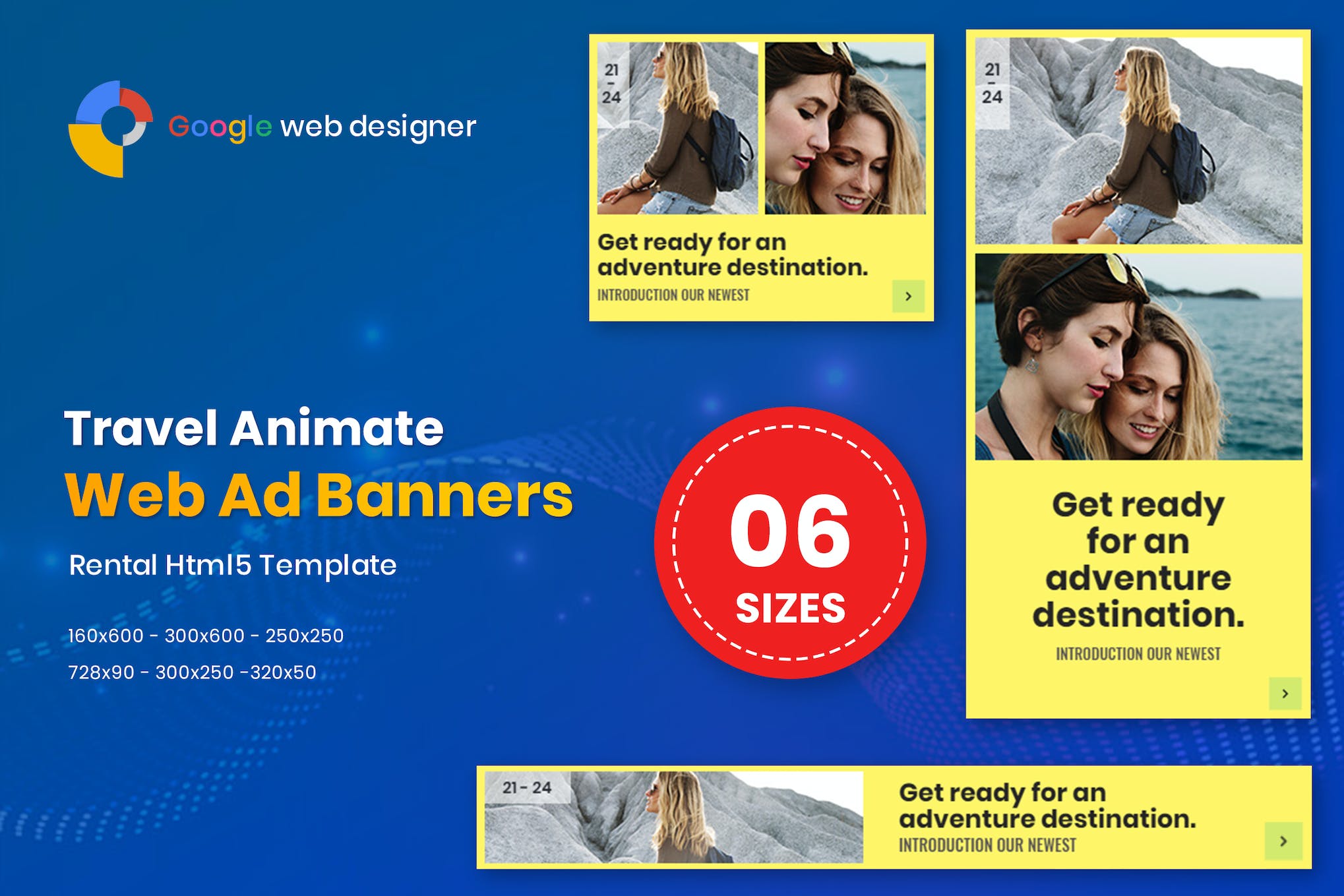 Travel HTML5 Animate Banner Ads