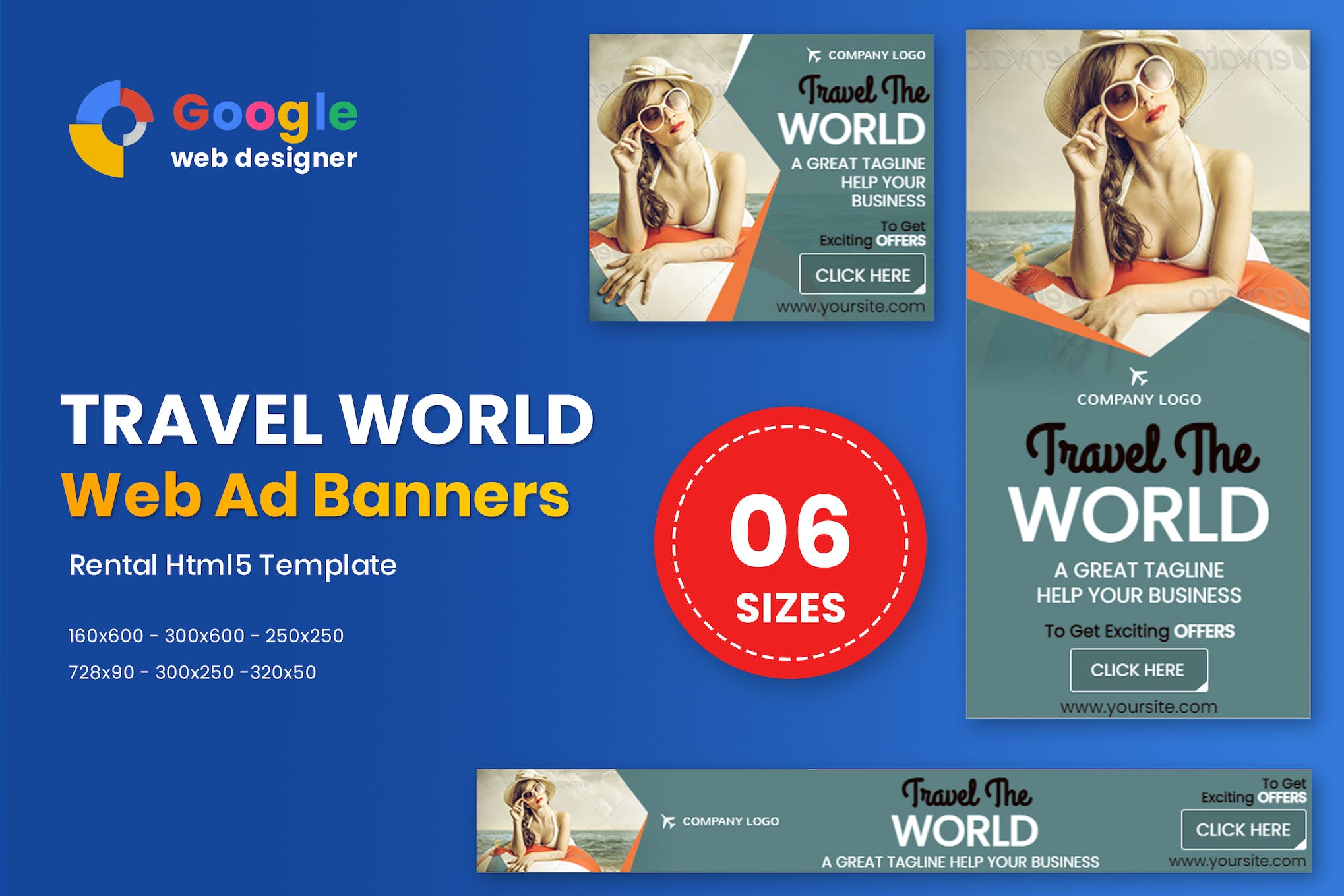 Travel World Banners HTML5 – GWD