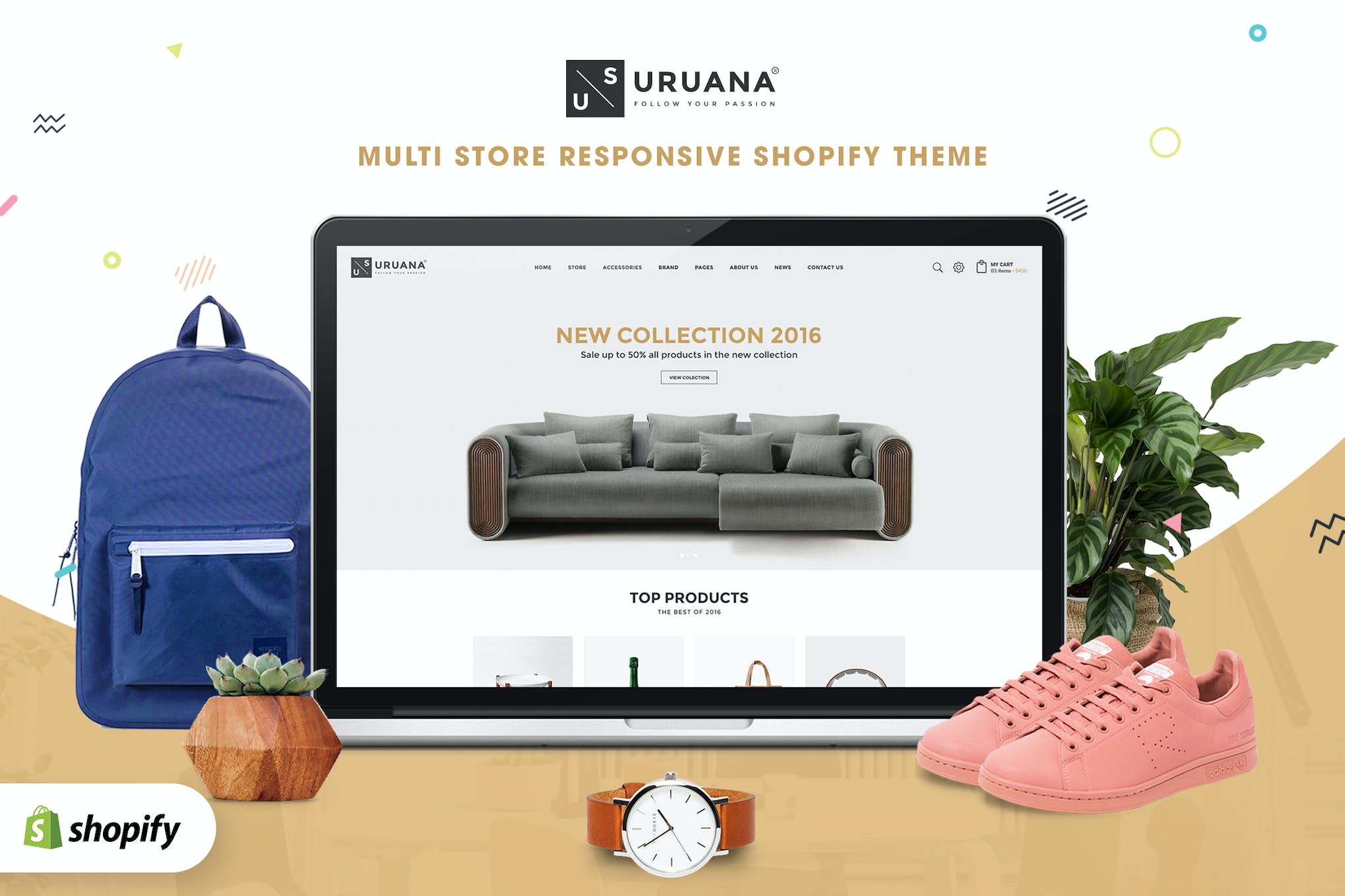 Uruana – Multi Store Responsive Shopify Theme