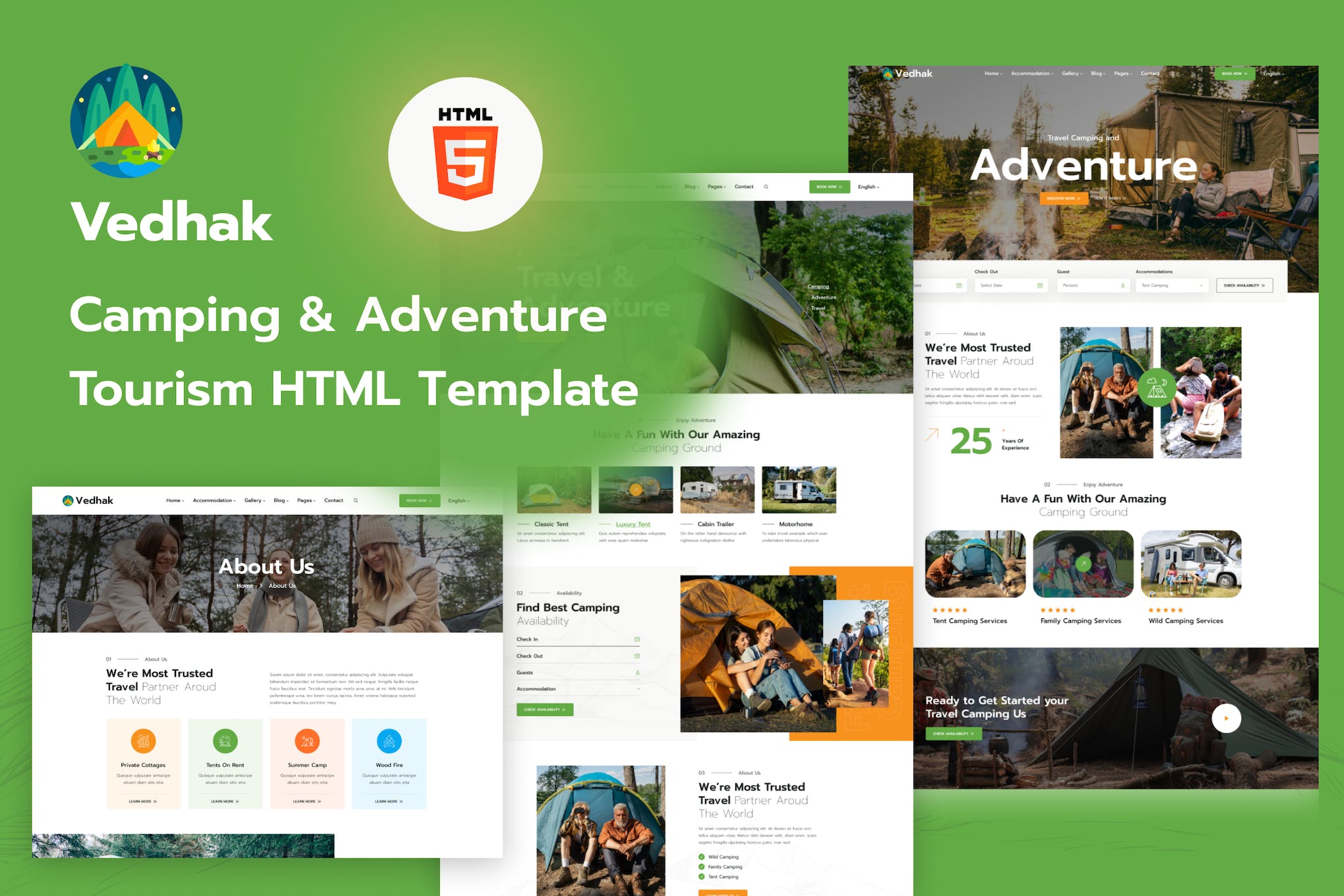 Vedhak – Adventure Tours and Travel HTML Template