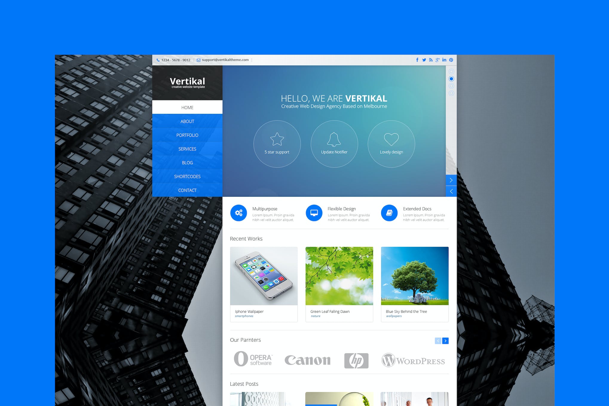 Vertikal – Multipurpose HTML5 Template