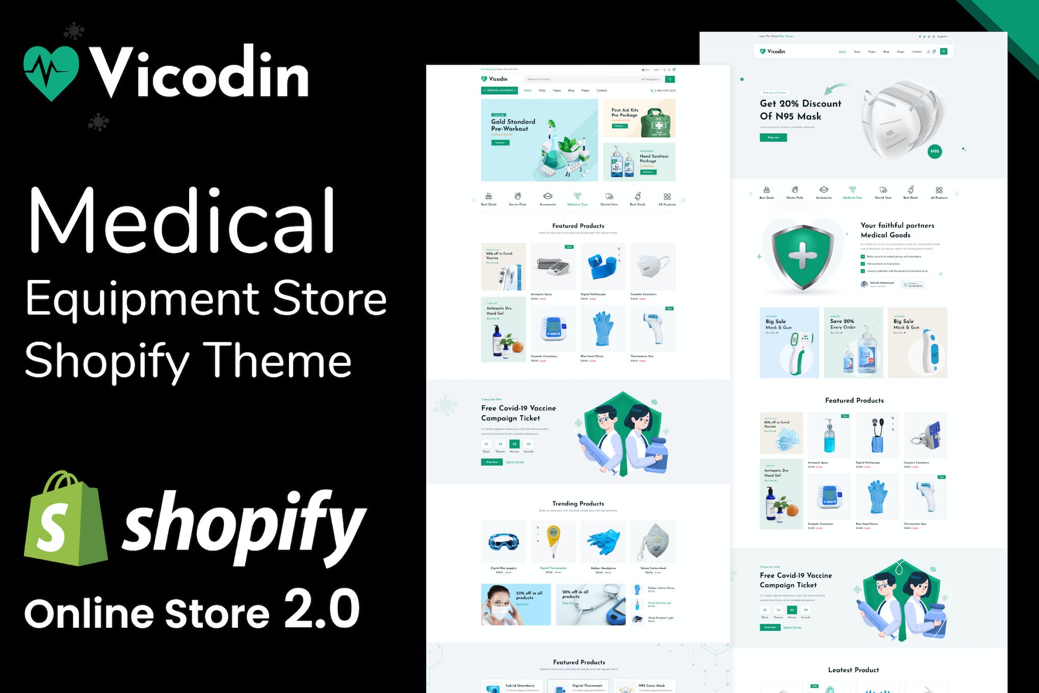 Vicodin – Medical Equipment Store Shopify Theme