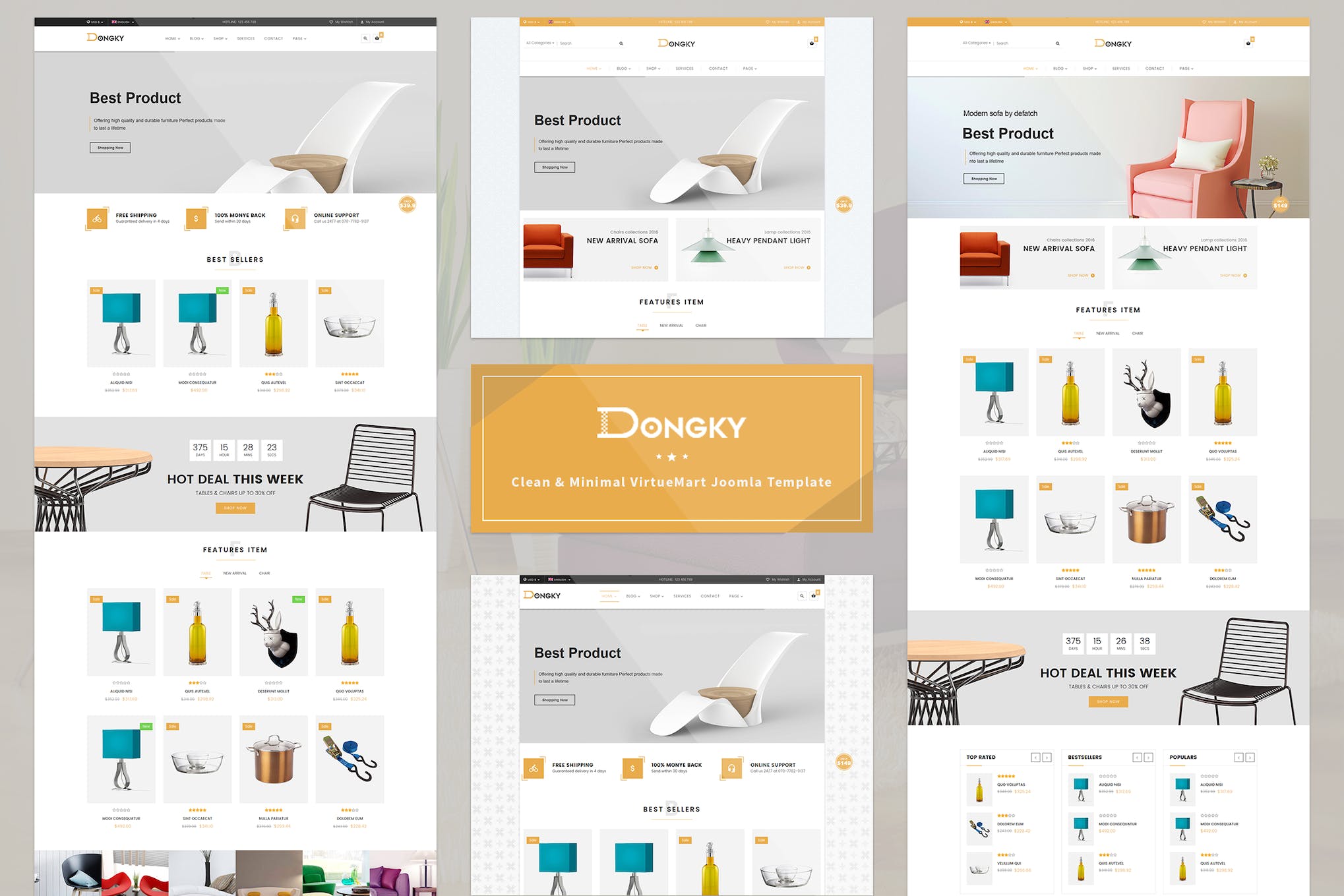 Vina Dongky – Minimal VirtueMart Joomla Template