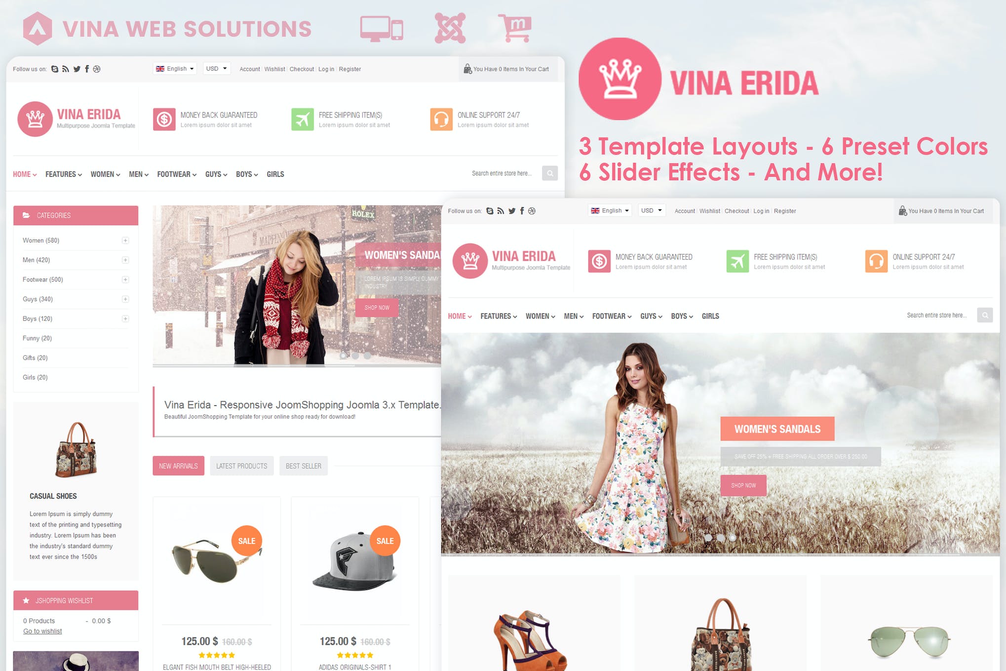 Vina Erida – Multipurpose Joomla 3.x Template