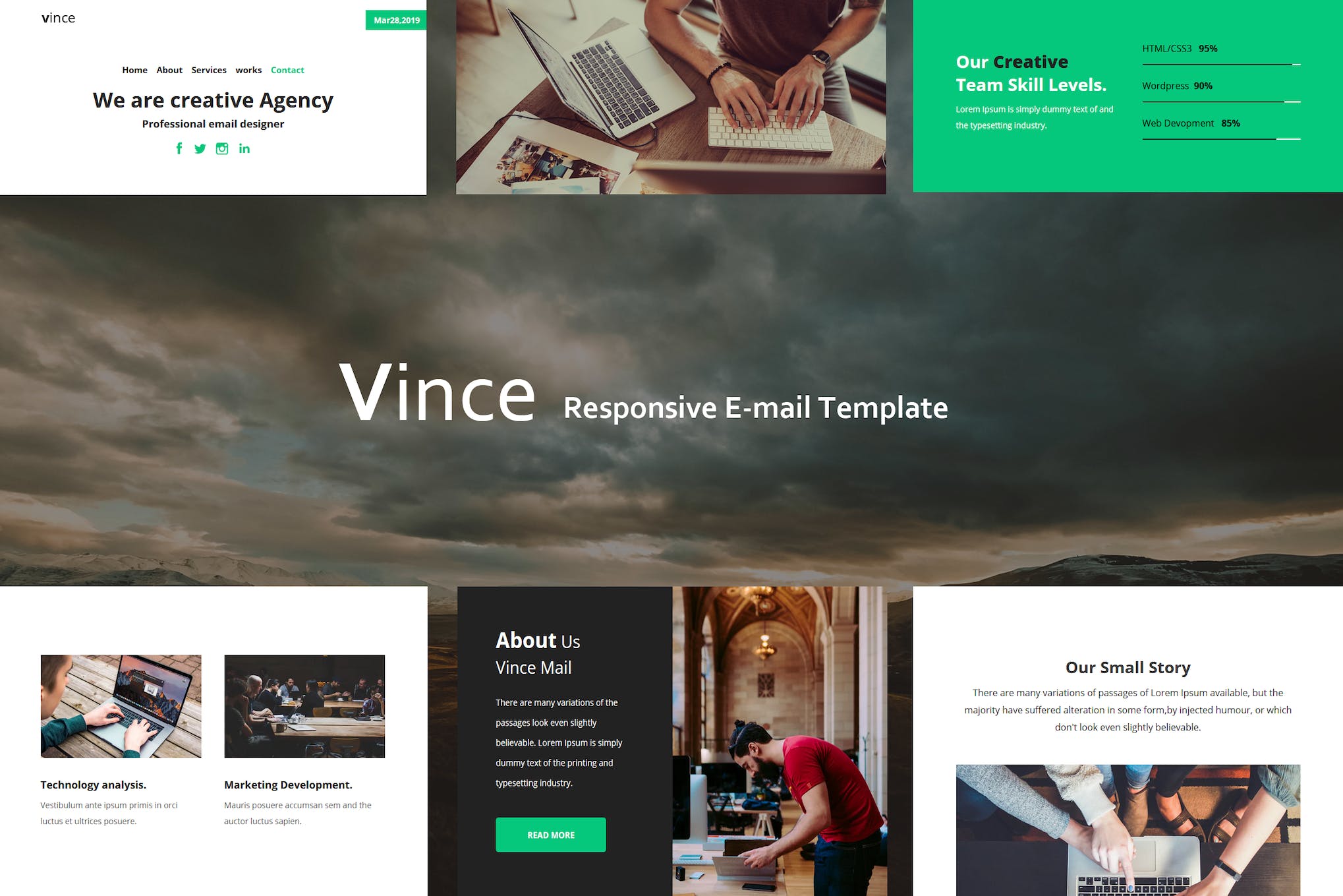 Vince Mail – Responsive E-mail Template