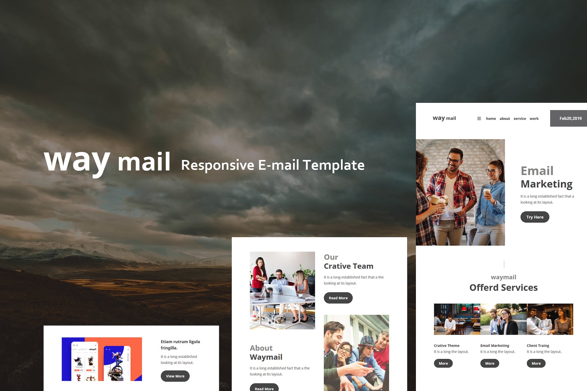 Way Mail – 30+ Modules E-mail Templates