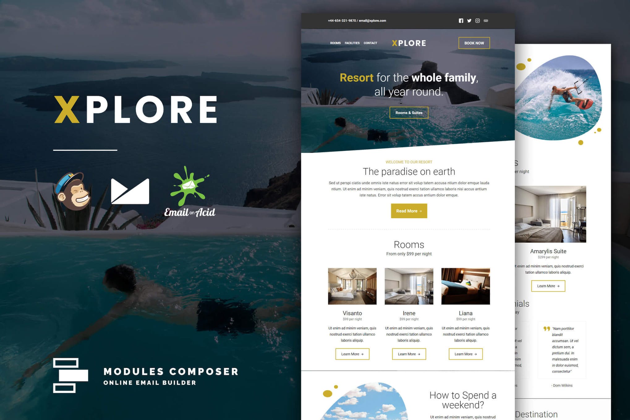 XPLORE – Book & Travel Responsive Email