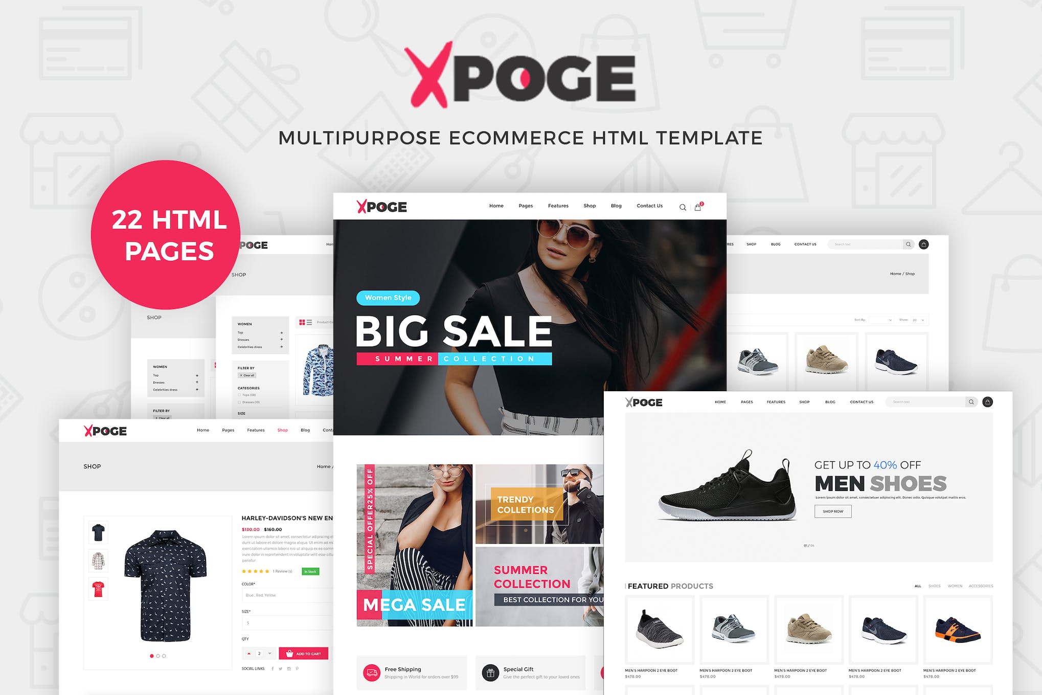 Xpoge | Multipurpose eCommerce HTML Template