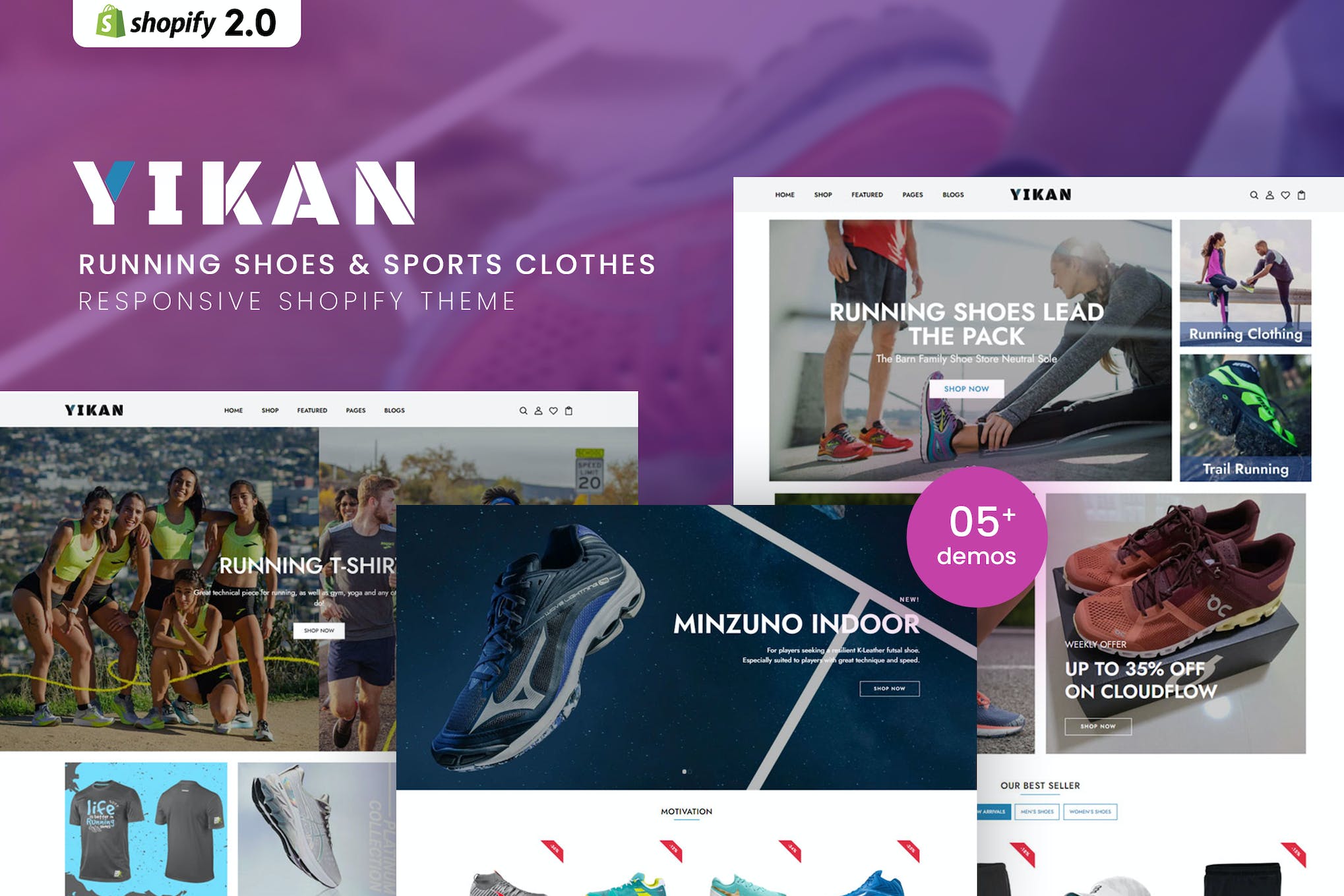 Yikan – Running Shoes & Sports Shopify Theme