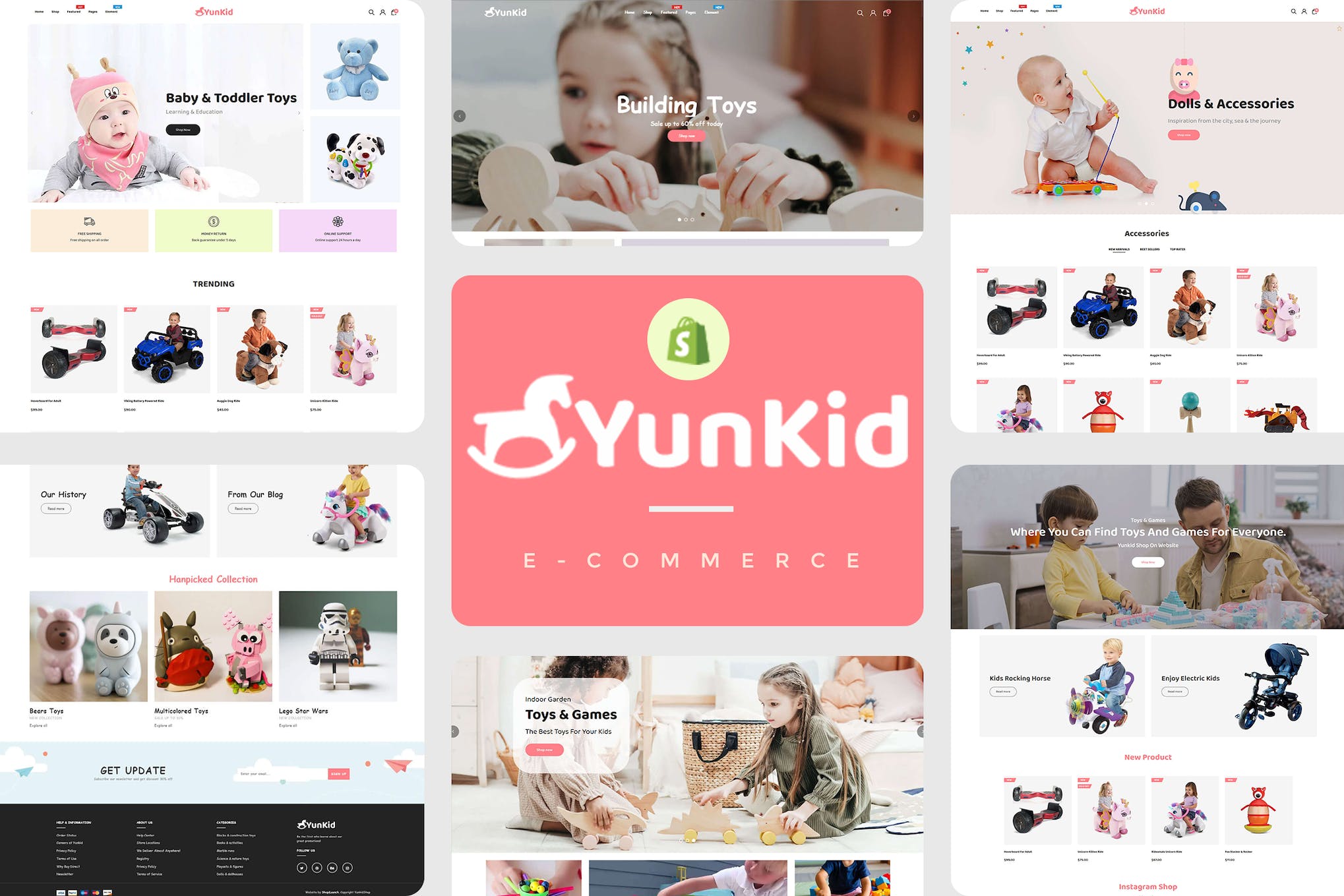 Yunkid – Kids Toys Store Responsive Shopify Theme