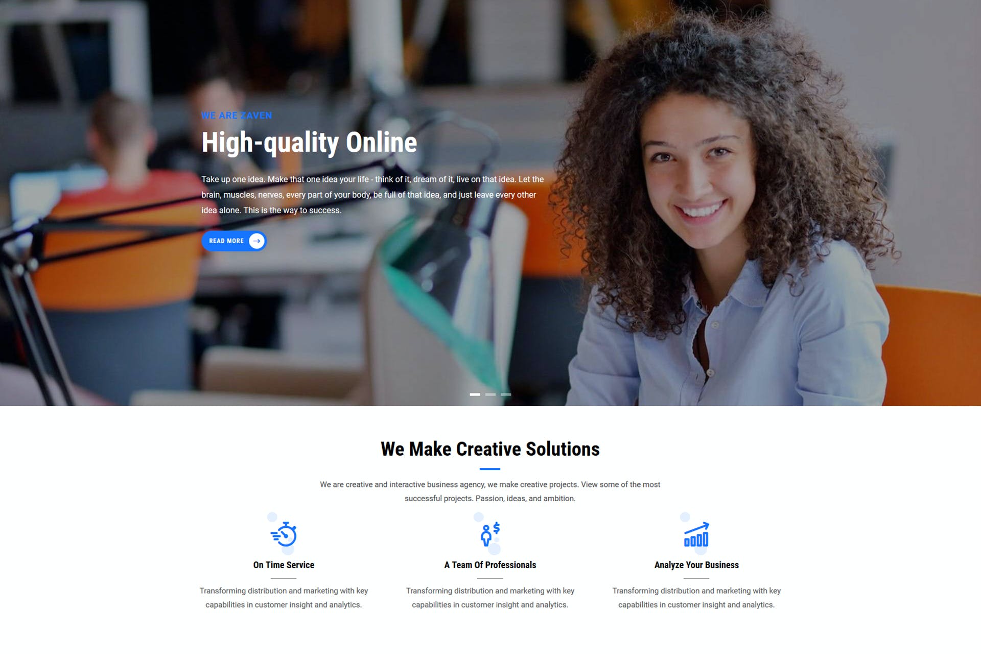 Zaven – Responsive Business Service Drupal Theme