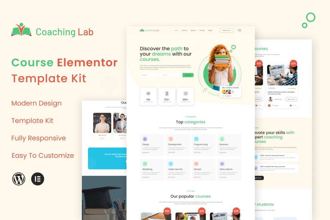 Coaching Lab – Coaching Center Elementor Template Kit