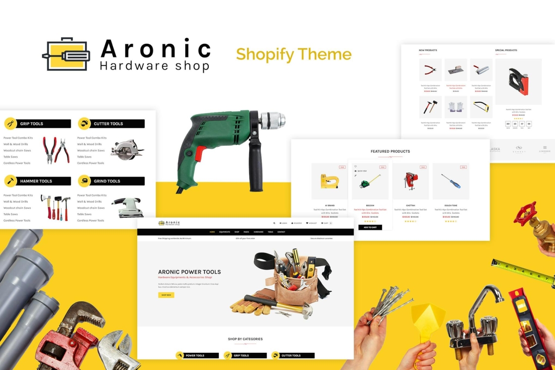 Aronic | Hardware & Tool Responsive Shopify Theme