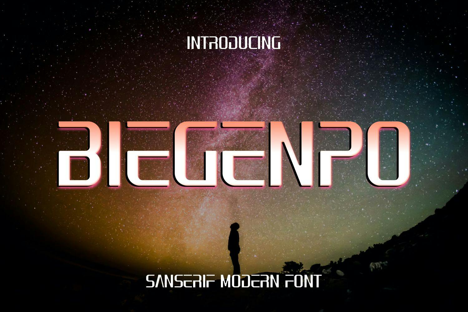 Biegenpo Font Sanserif