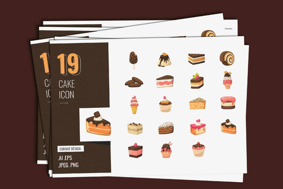 Cake Icon Design