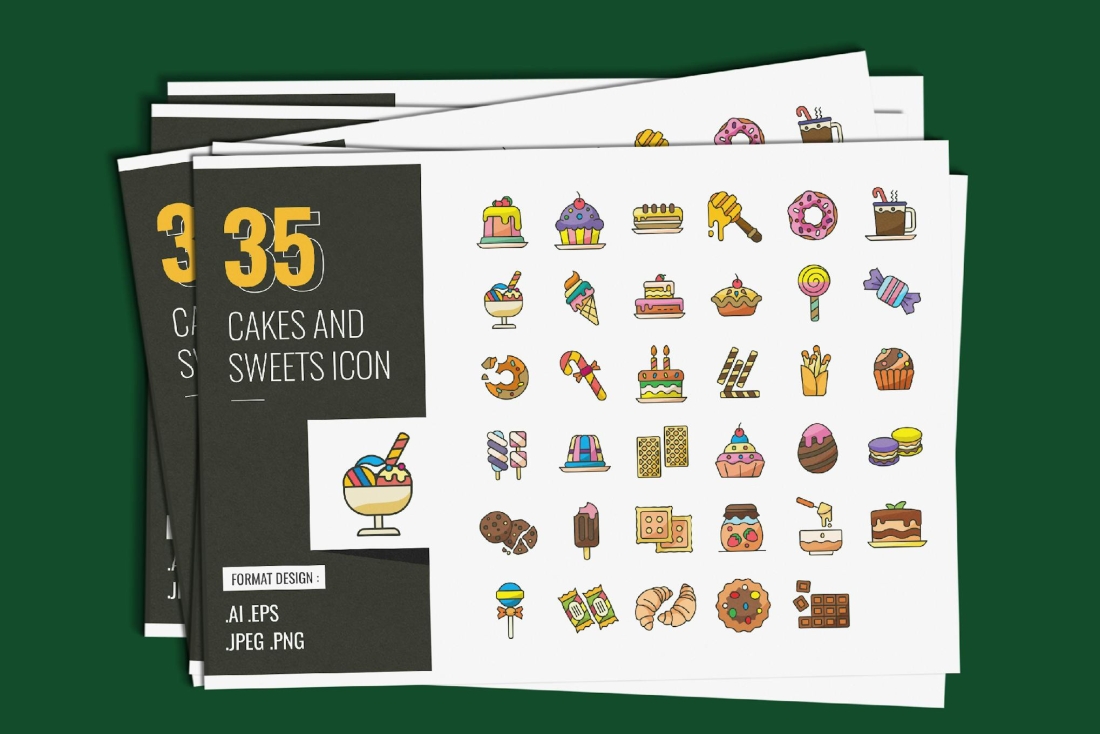 Cakes and Sweets Icons