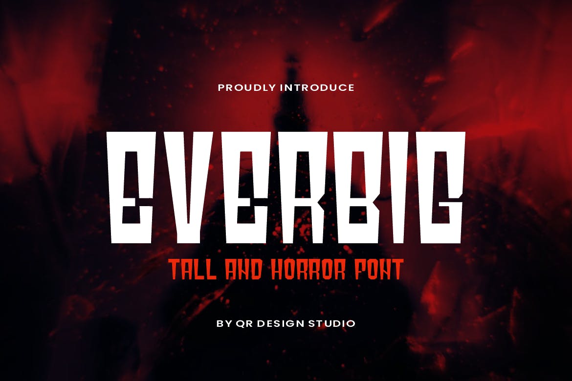 Everbig – Tall & Horror Font