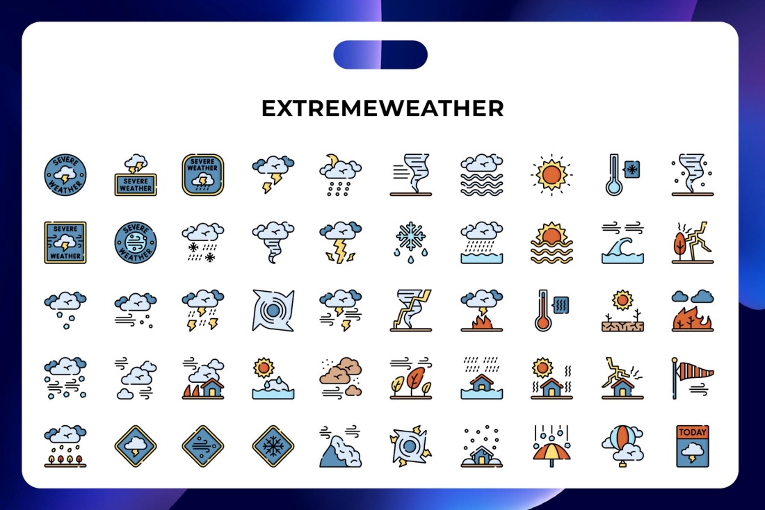 Extremeweather Icons